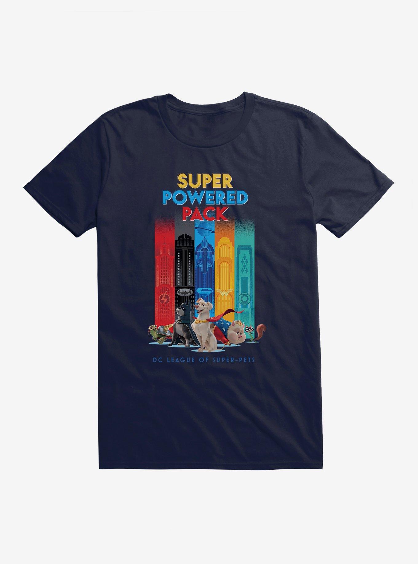 DC League of Super-Pets Super Powered Pack City View T-Shirt