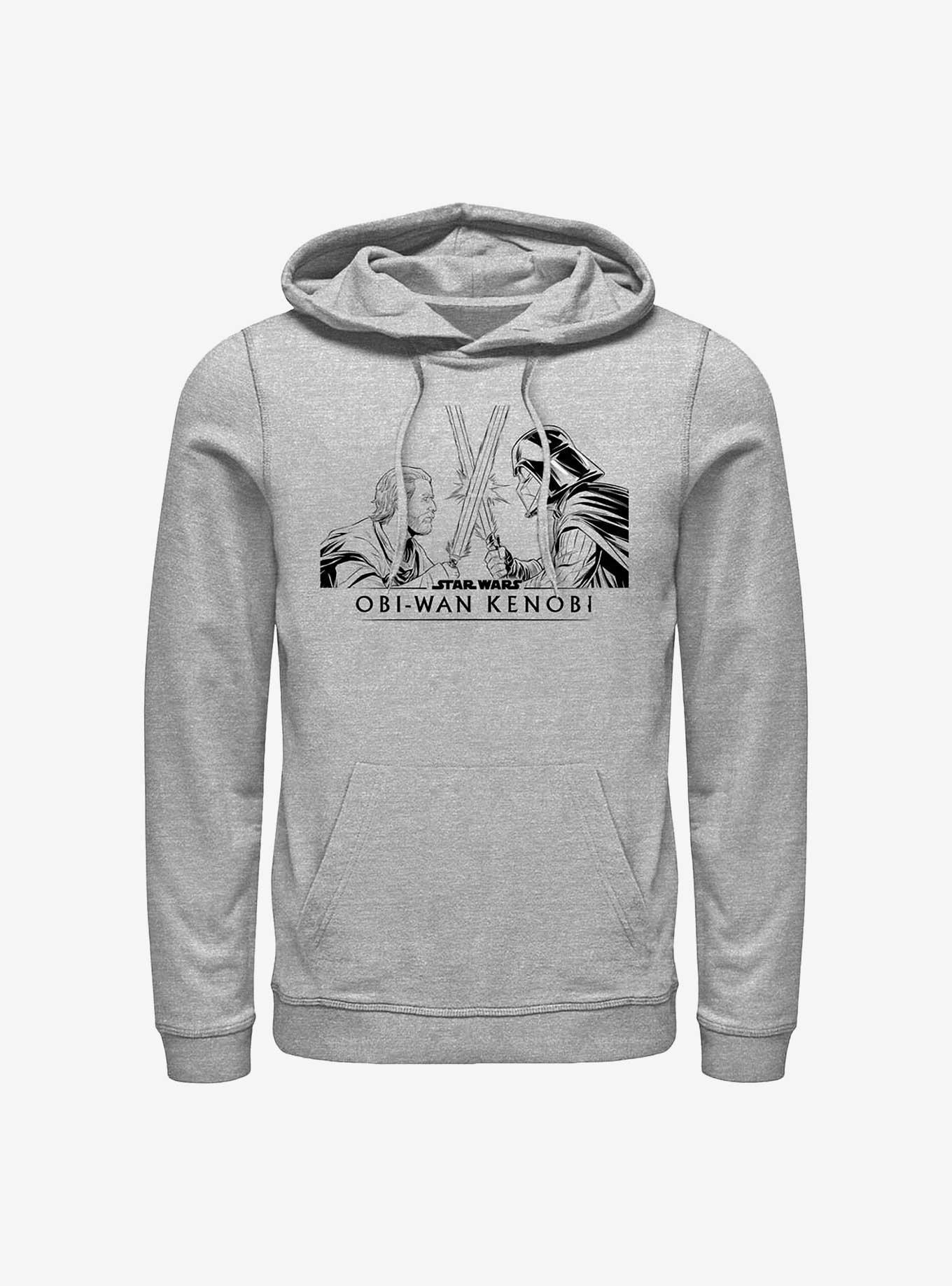 Star Wars Obi-Wan Clash Hoodie, ATH HTR, hi-res