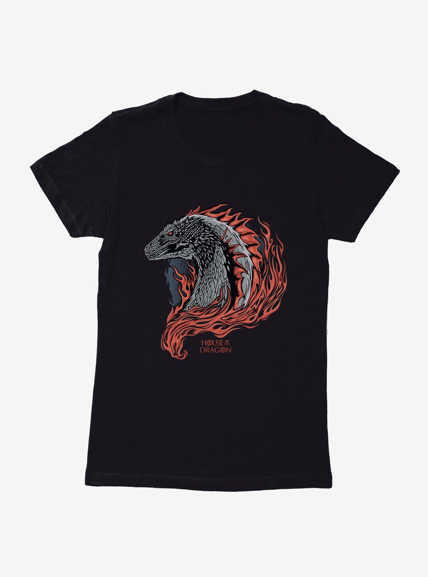 House of the Dragon Burning Dragon Womens T-Shirt, , hi-res