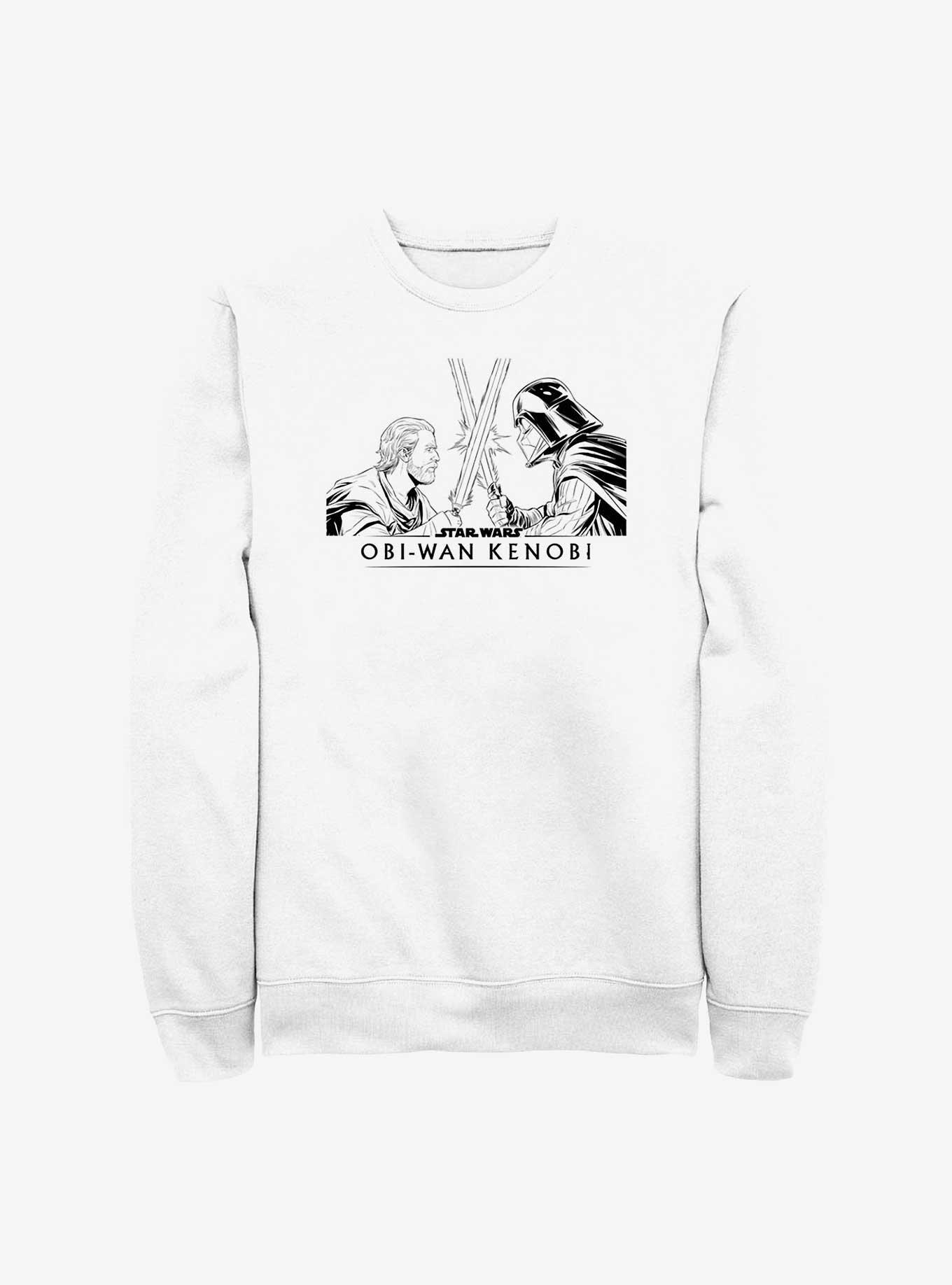 Star Wars Obi-Wan Clash Sweatshirt, WHITE, hi-res