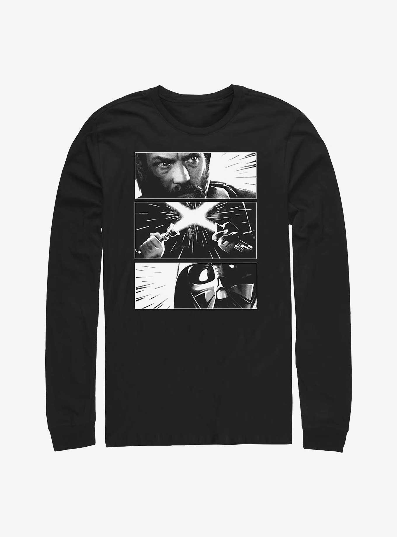 Star Wars Obi-Wan Kenobi Vader Panels Long-SLeeve T-Shirt, , hi-res