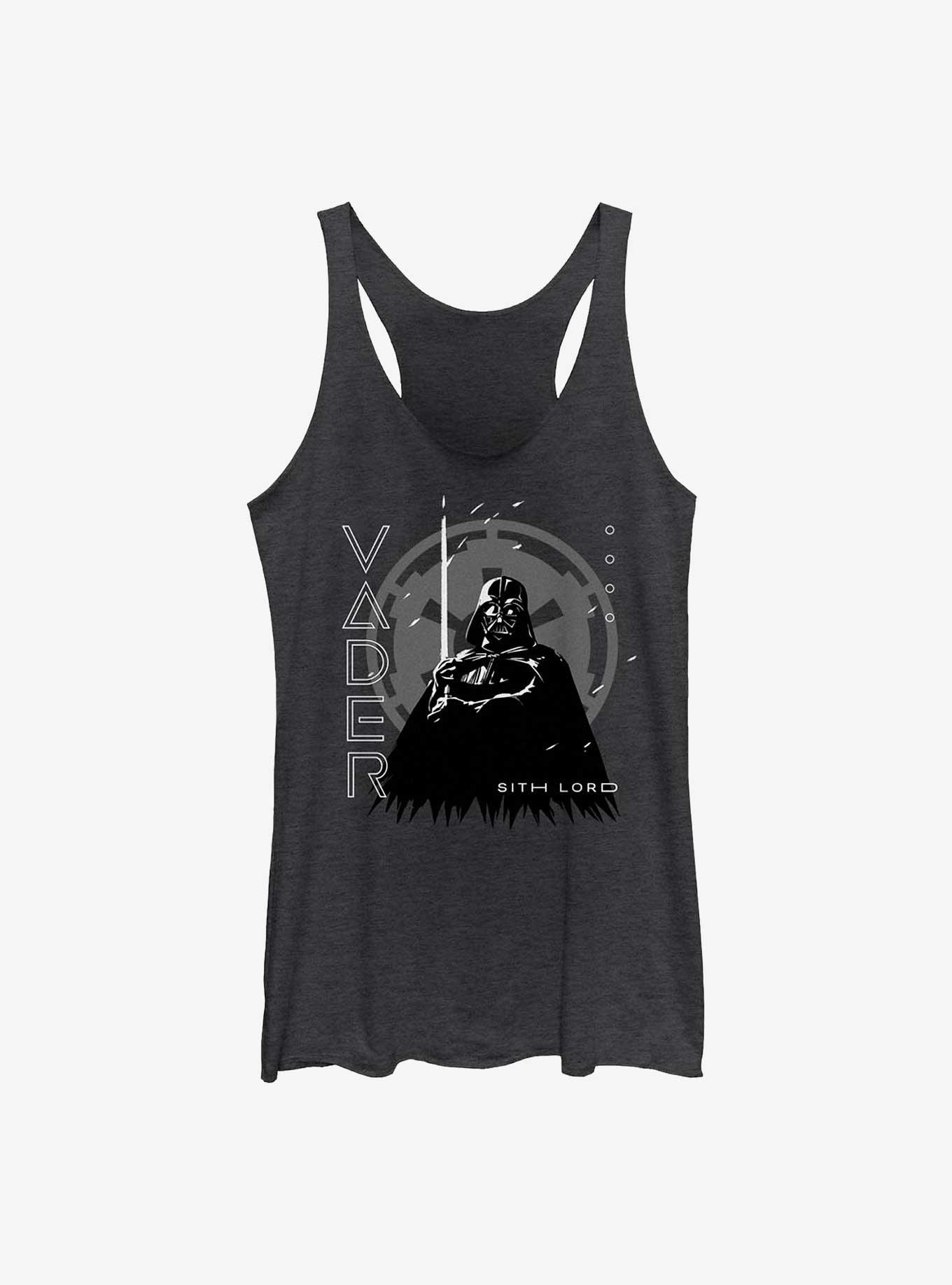 Star Wars Obi-Wan Lord Vader Girls Raw Edge Tank