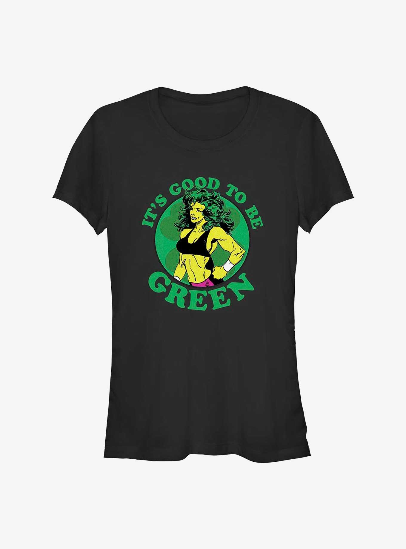 Marvel She Hulk It's Good To Be Green Girls T-Shirt