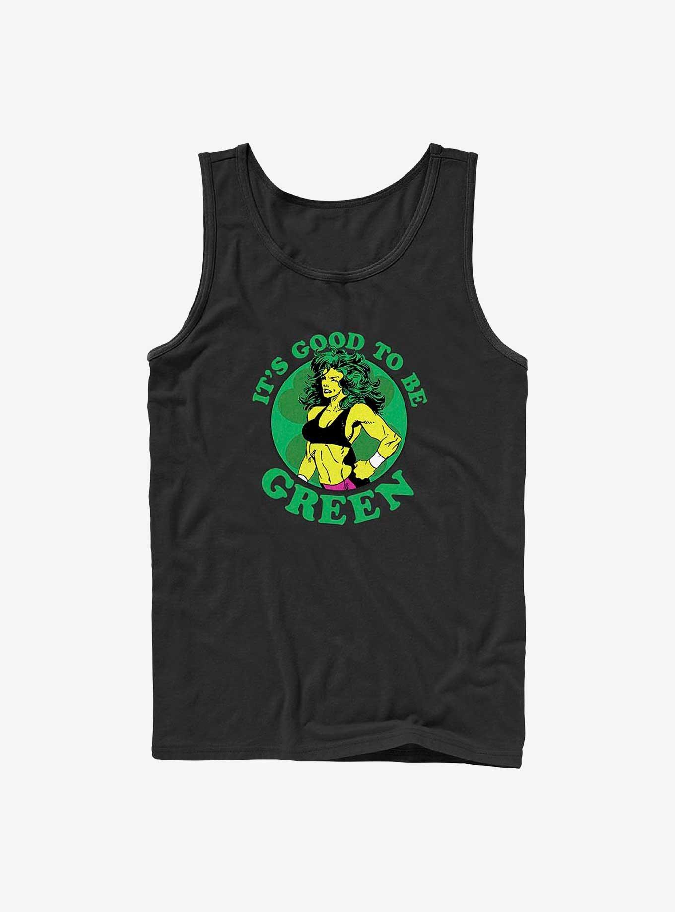 Marvel She Hulk It's Good To Be Green Tank, BLACK, hi-res