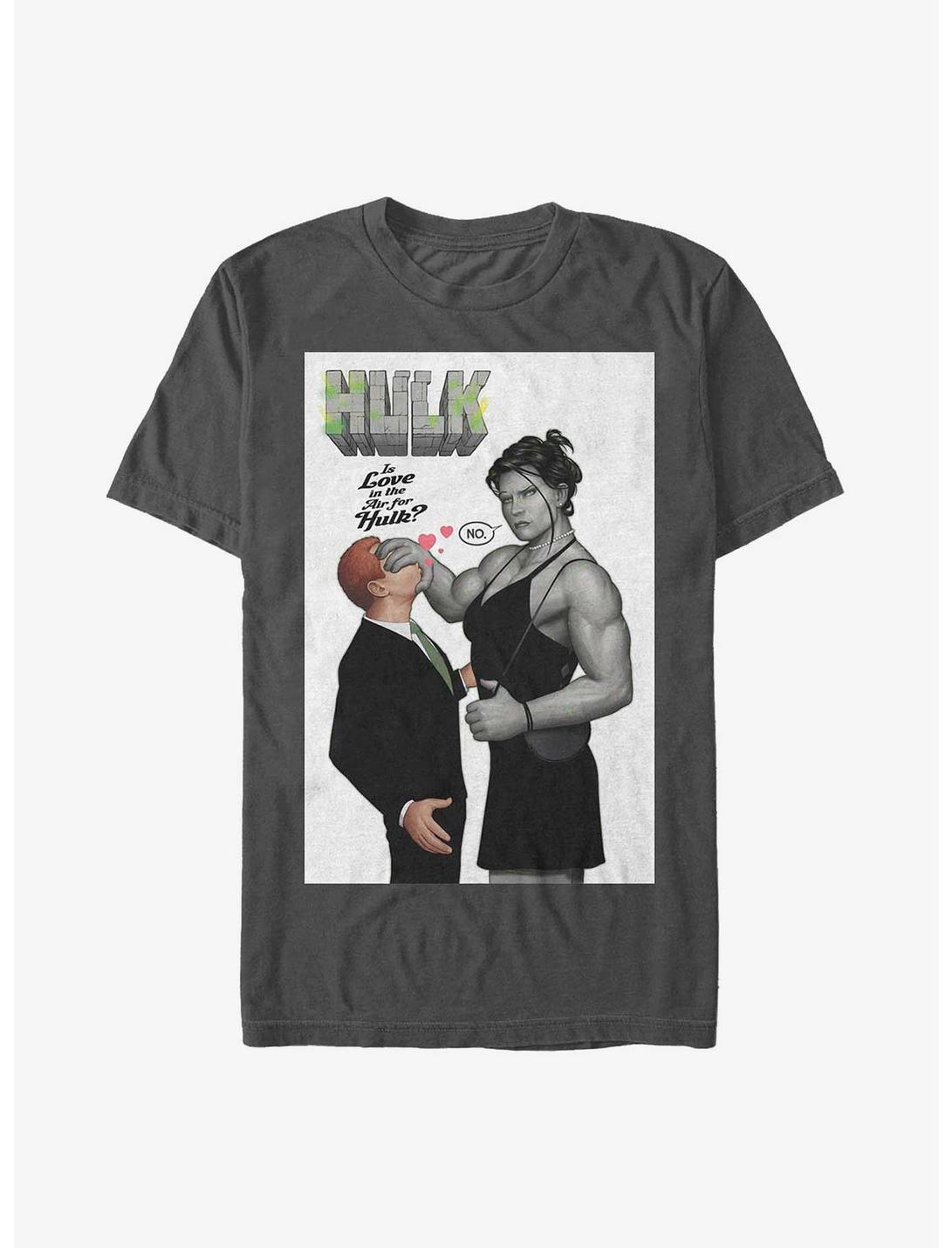 Marvel She Hulk Is Love In The Air T-Shirt, CHARCOAL, hi-res