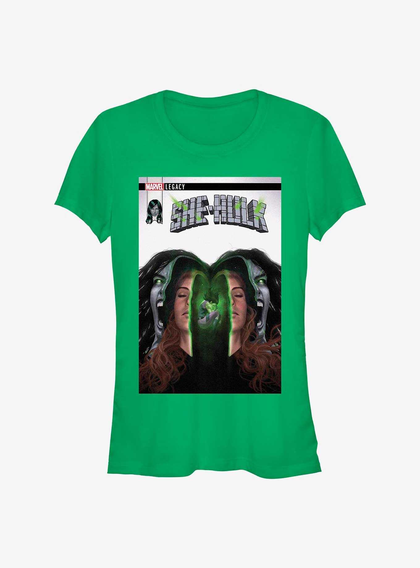 Marvel She Hulk Trapped Inner Hulk Girls T-Shirt, , hi-res