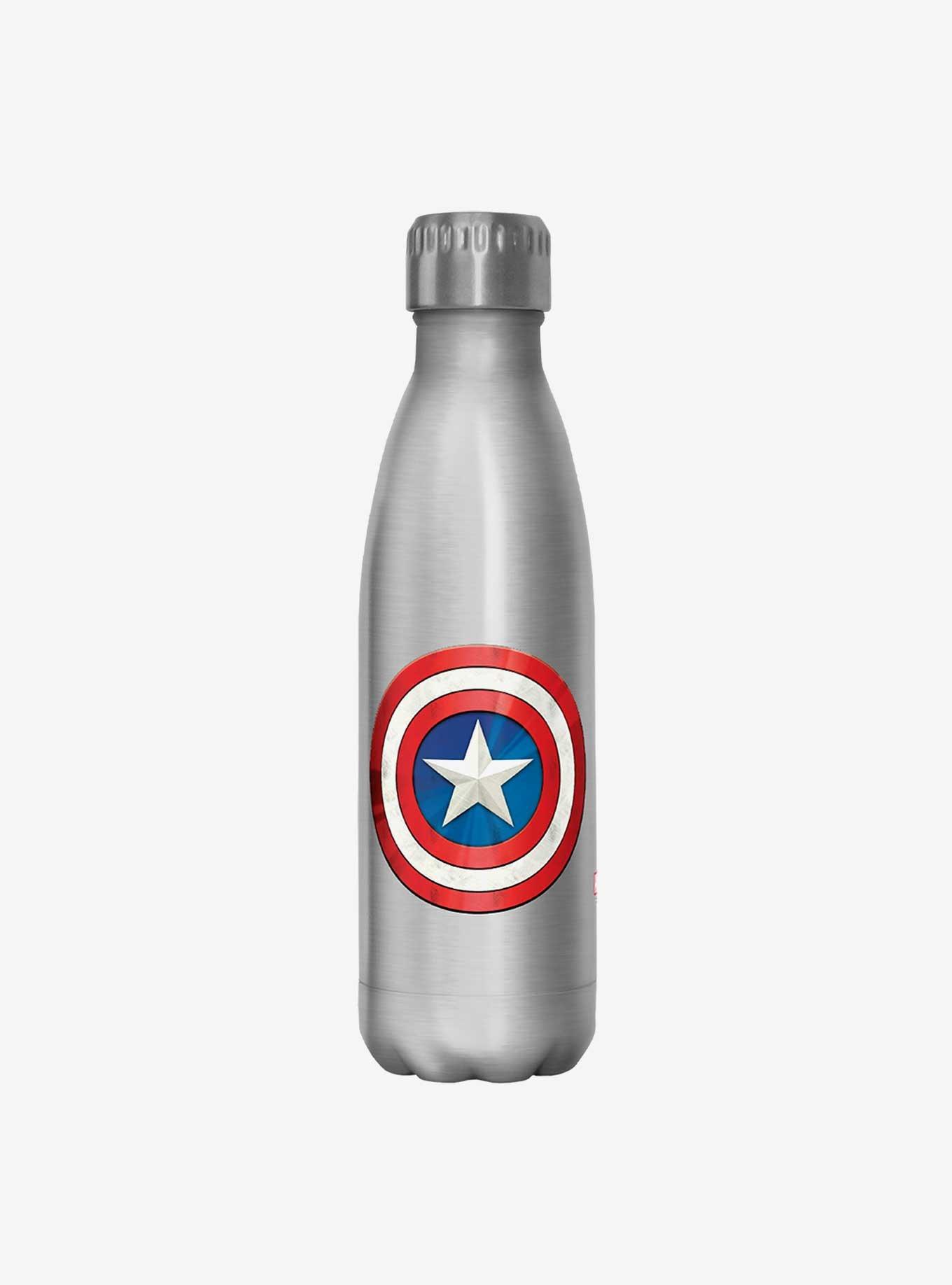 Marvel Captain America Shield Stainless Steel Water Bottle, , hi-res