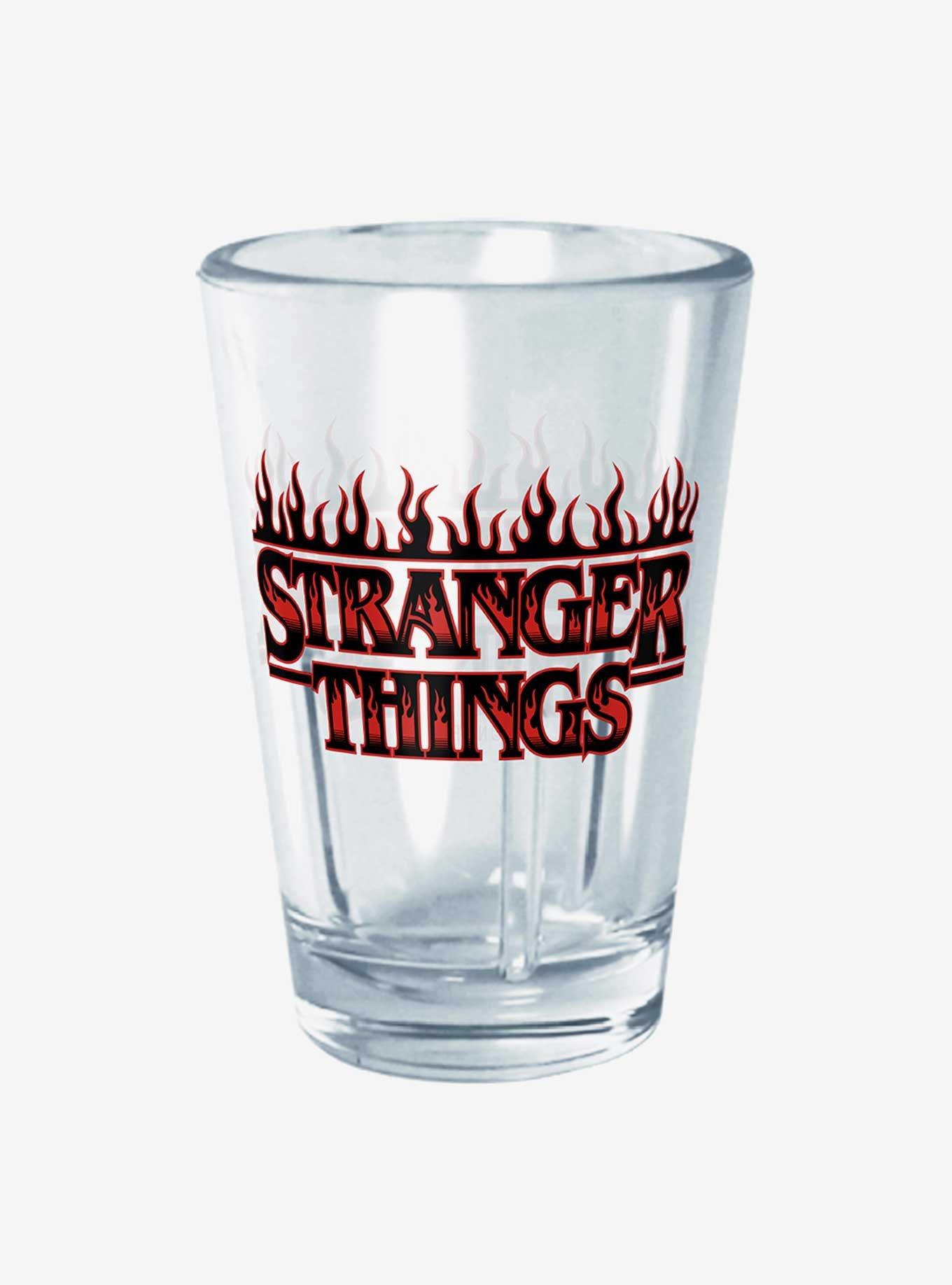 Stranger Things Flame Logo Mini Glass, , hi-res