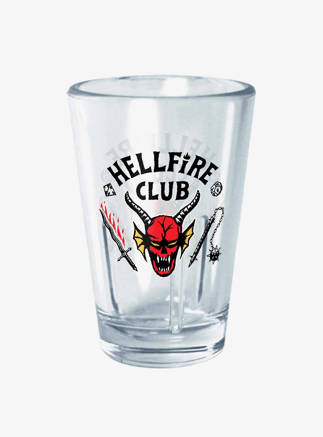 Stranger Things Hellfire Club Logo Mini Glass