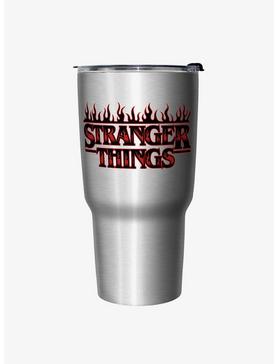 Stranger Things Flame Logo Travel Mug, , hi-res