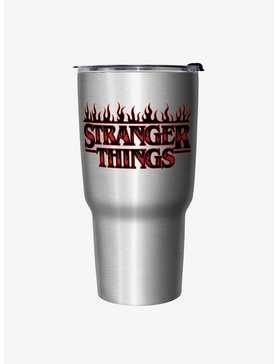 Stranger Things Flame Logo Travel Mug, , hi-res