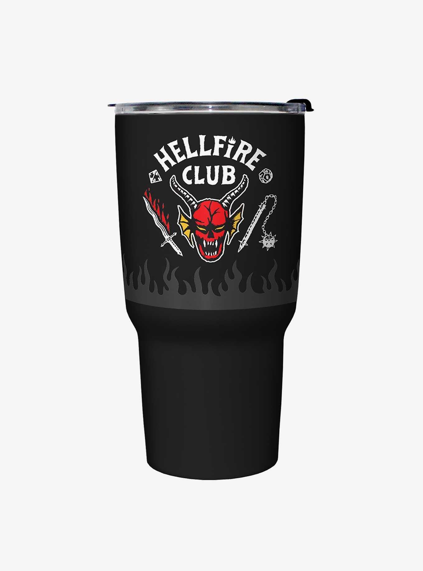 Stranger Things Hellfire Club Logo Travel Mug, , hi-res