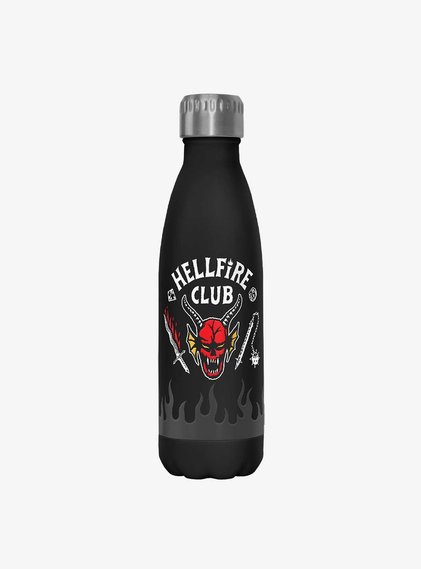 Stranger Things Hellfire Club Logo Stainless Steel Water Bottle, , hi-res