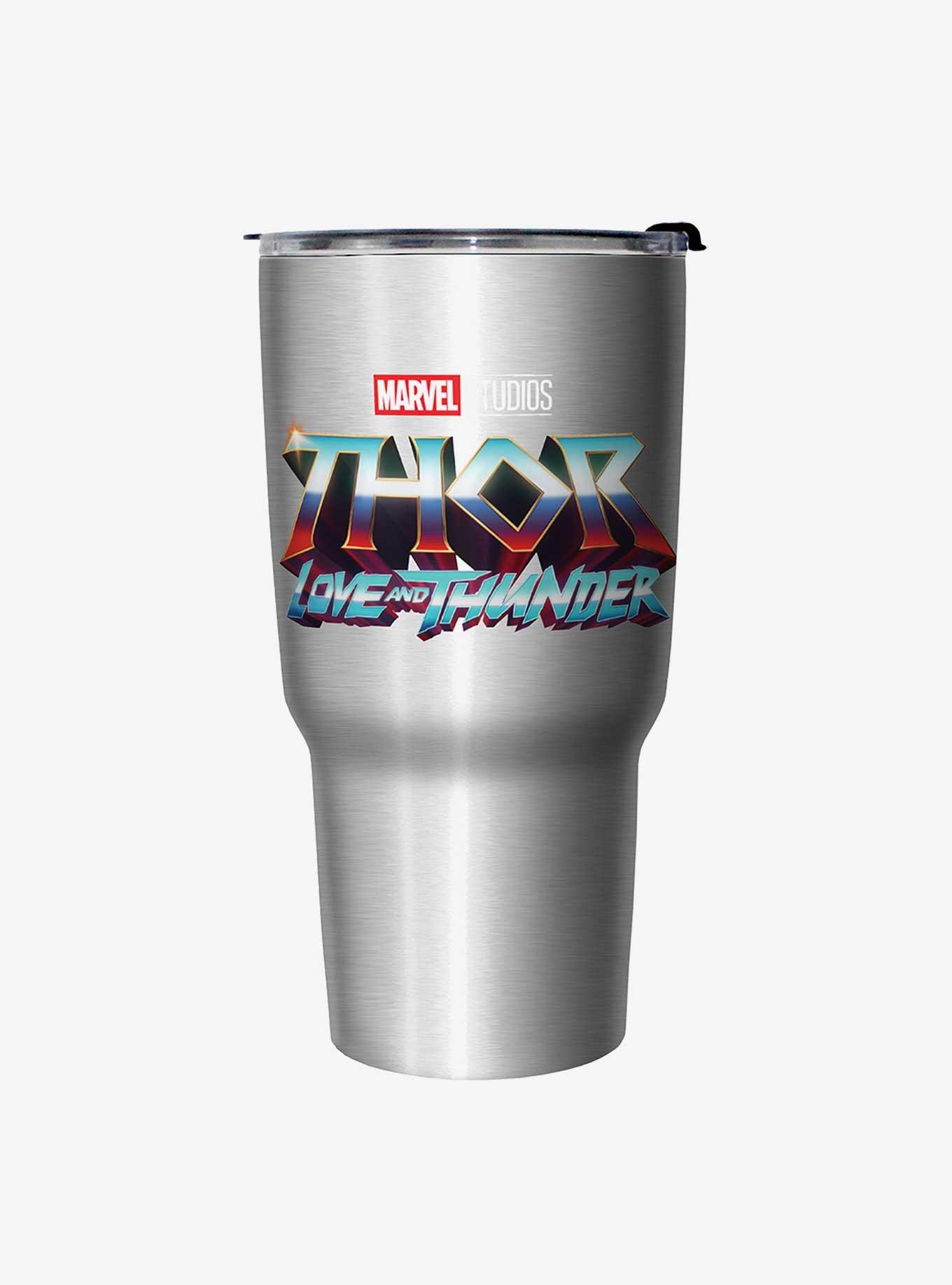 Marvel Thor: Love and Thunder Logo Travel Mug