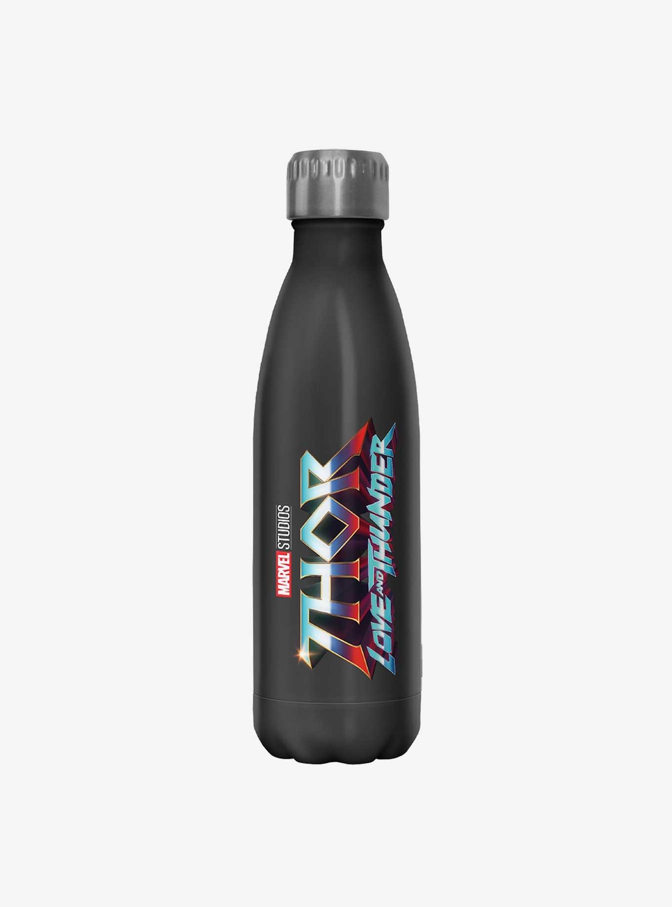 Marvel Thor: Love and Thunder Logo Stainless Steel Water Bottle, , hi-res