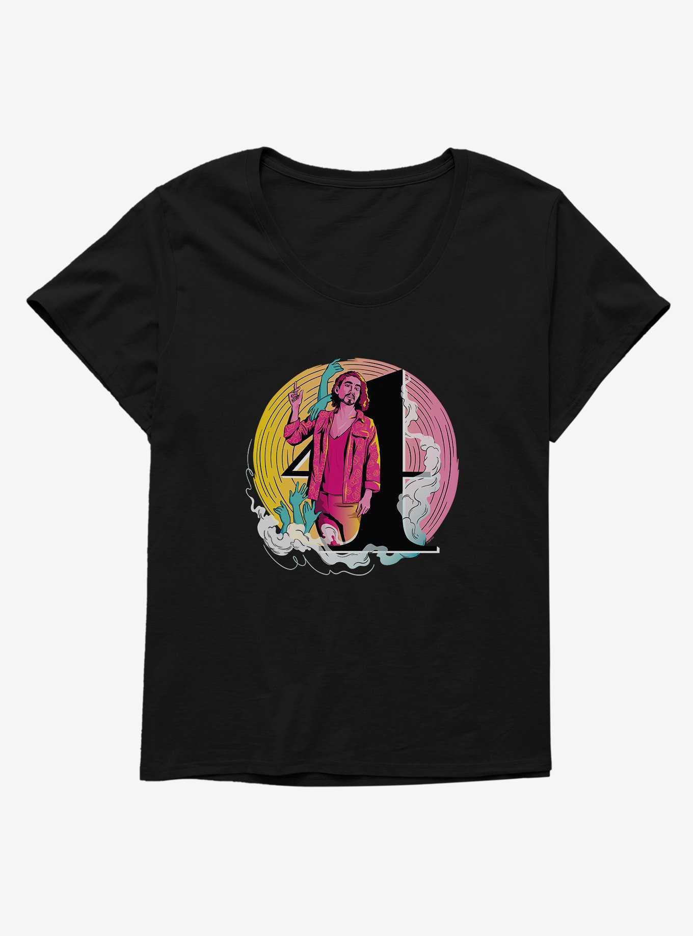 Umbrella Academy Number Four Circle Art  Womens T-Shirt Plus Size, , hi-res