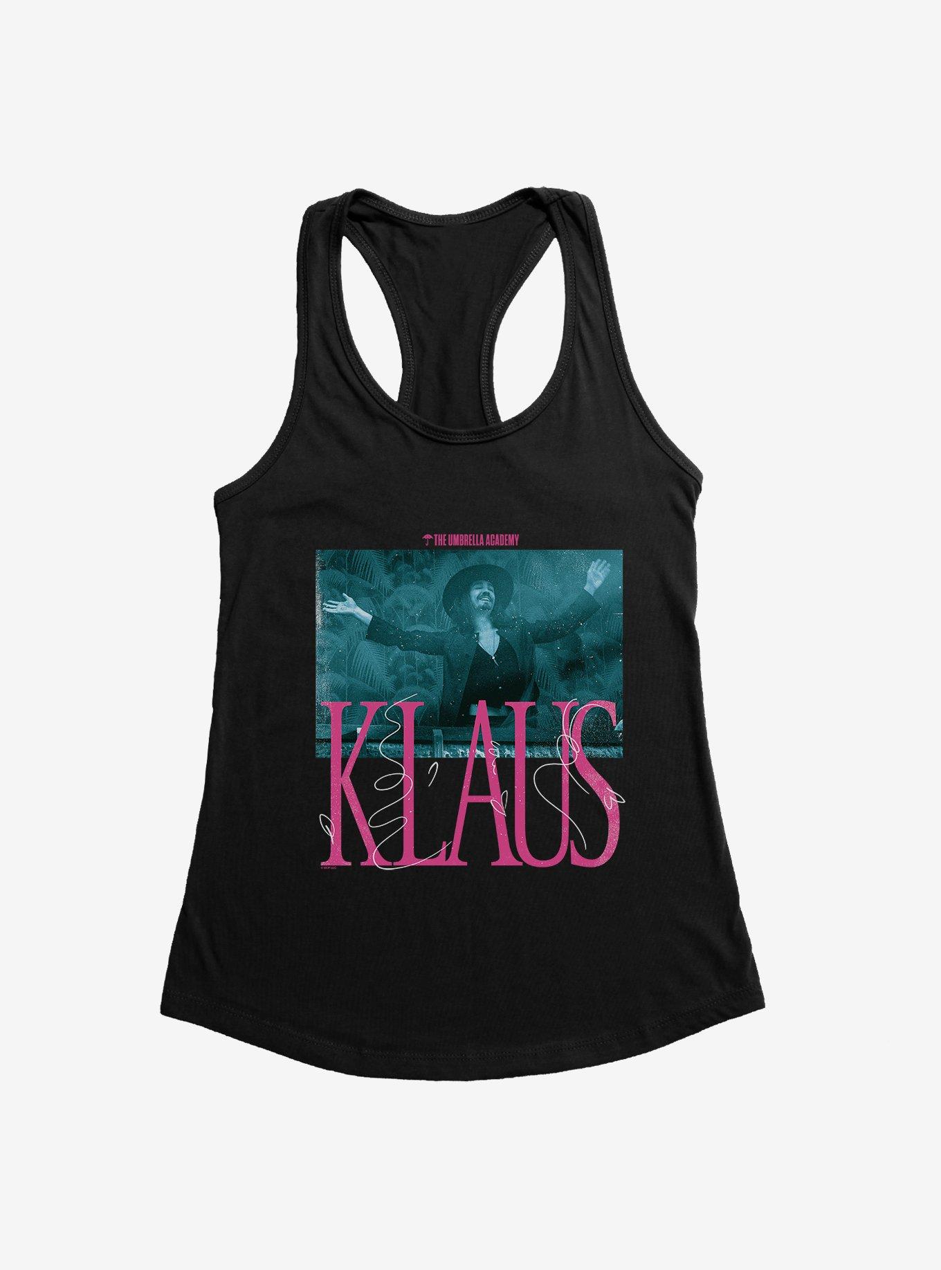 Umbrella Academy Klaus Pink Font Womens Tank Top, , hi-res