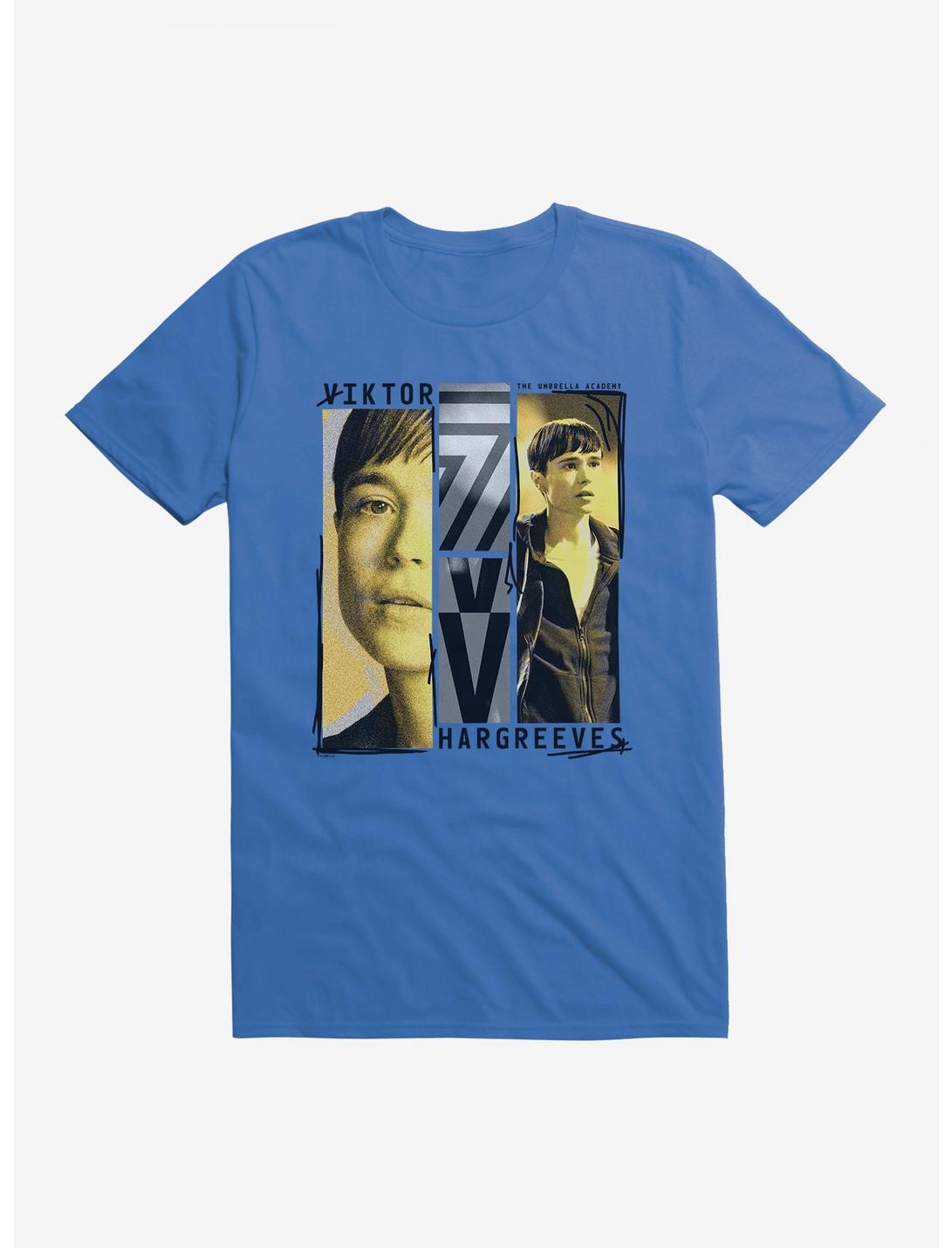 Umbrella Academy Number Seven Collage T-Shirt, ROYAL BLUE, hi-res