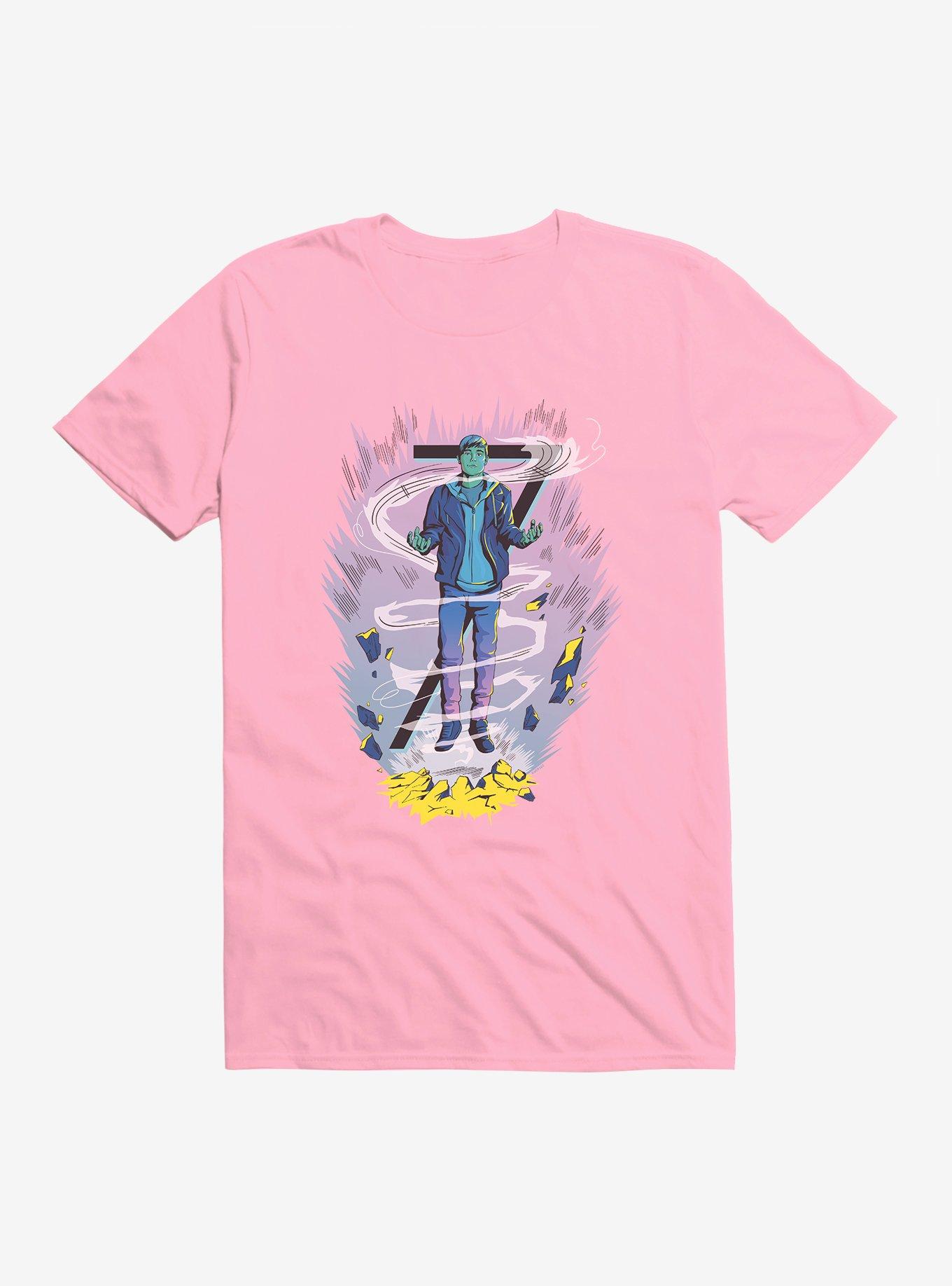 Umbrella Academy Number Seven Powers T-Shirt, CHARITY PINK, hi-res
