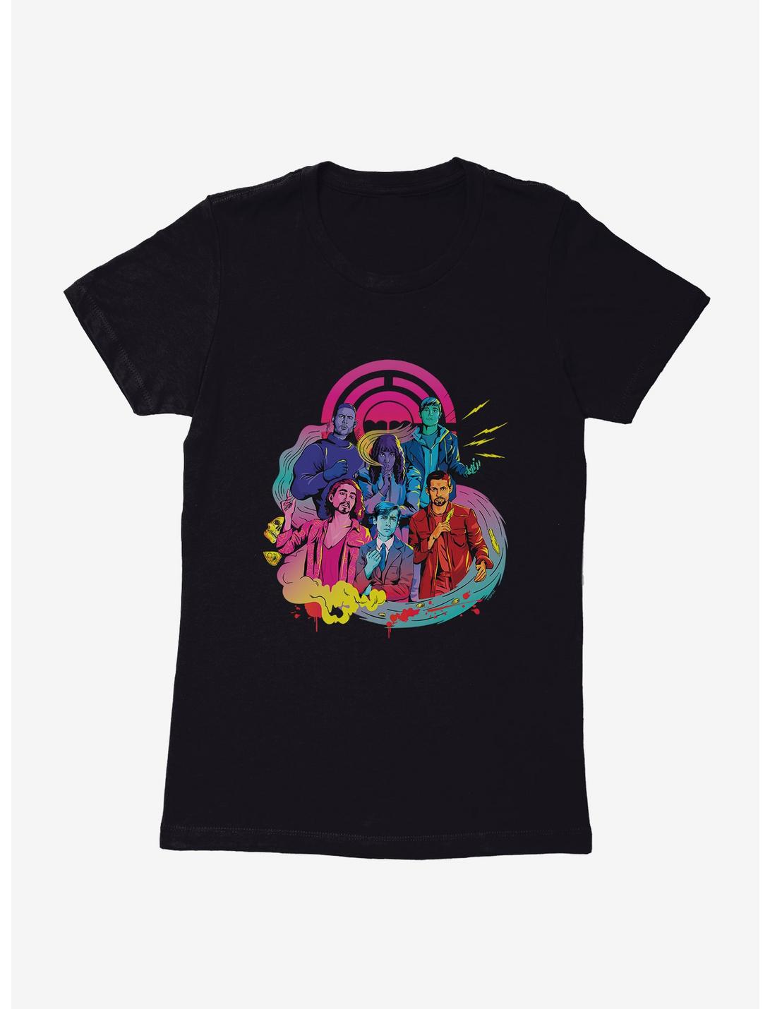 Umbrella Academy Multicolor Art Womens T-Shirt, , hi-res