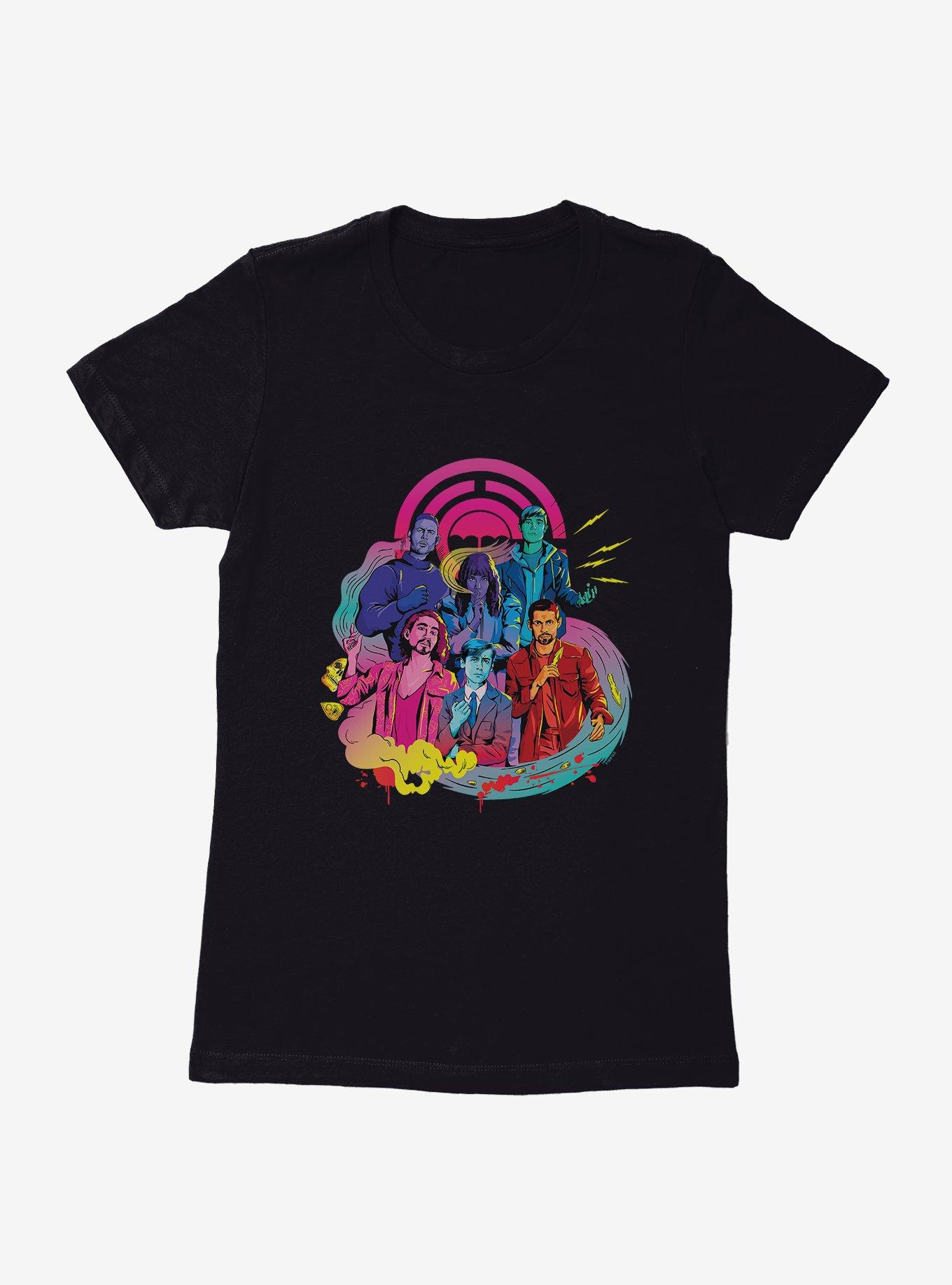 Umbrella Academy Multicolor Art Womens T-Shirt, , hi-res