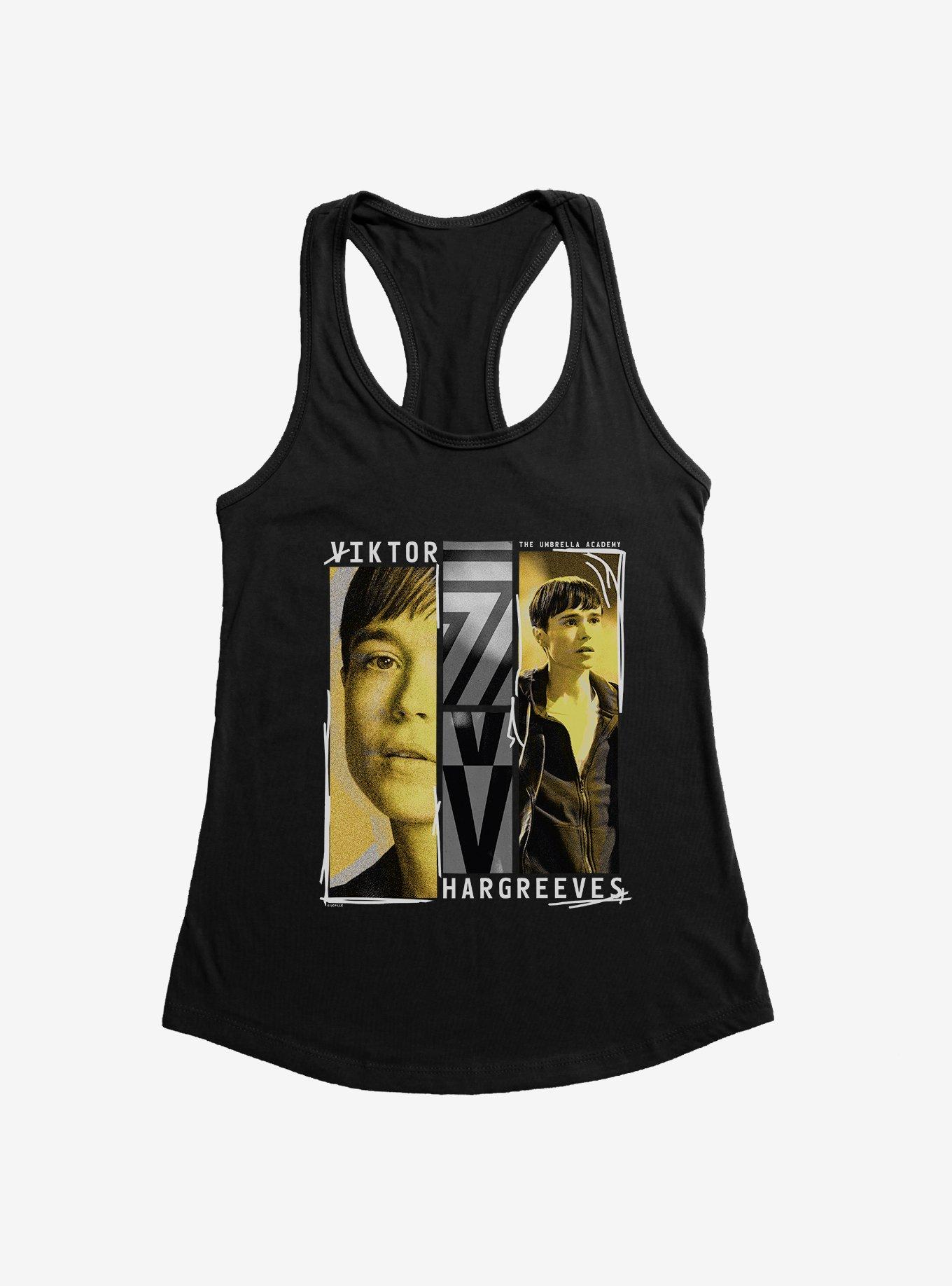 Umbrella Academy Number Seven Collage Womens Tank Top, , hi-res