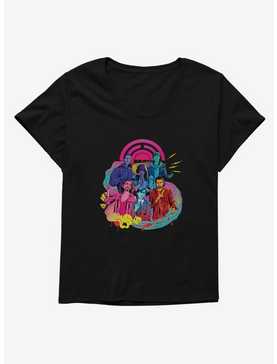 Umbrella Academy Multicolor Art Womens T-Shirt Plus Size, , hi-res