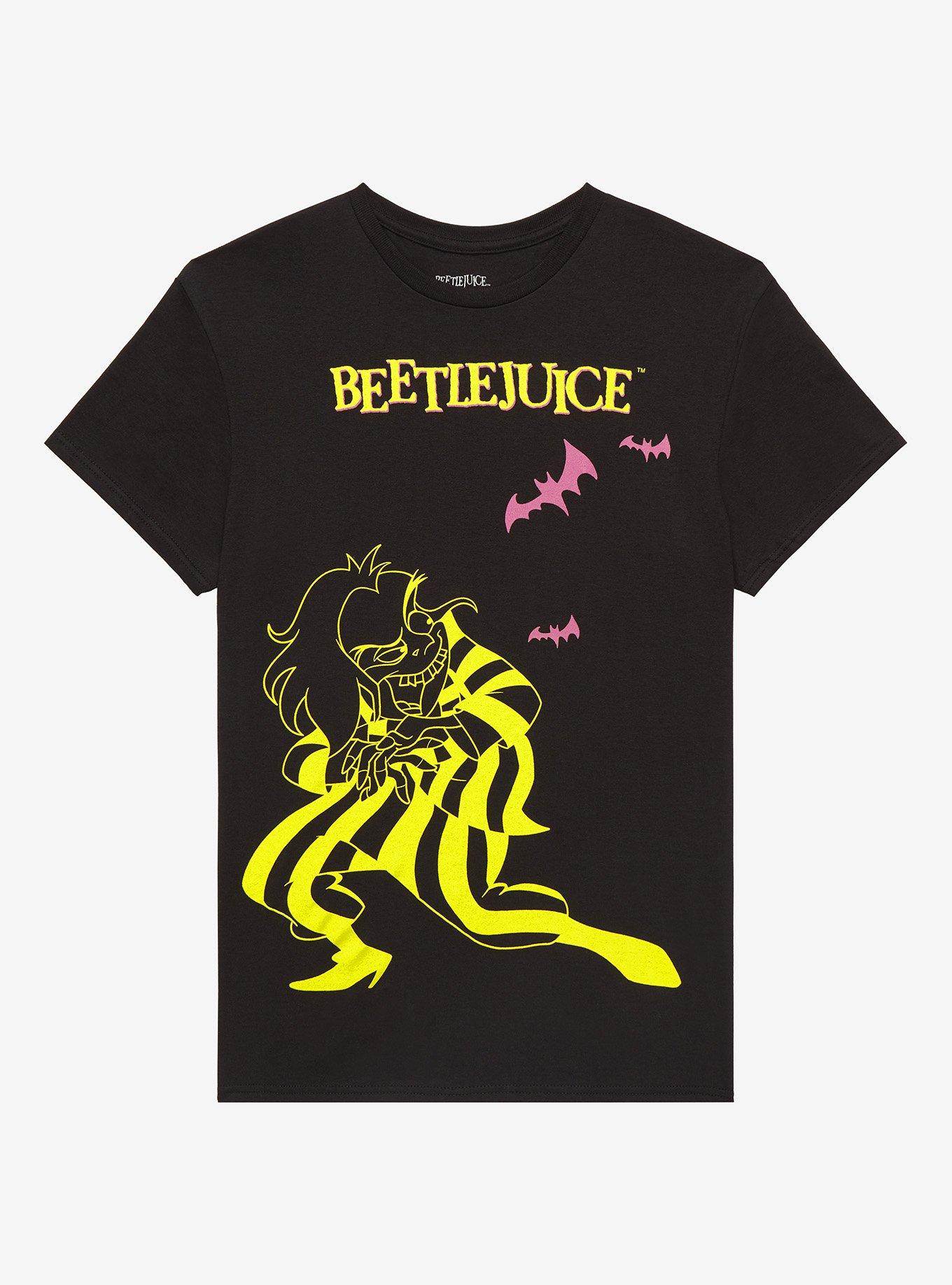 Beetlejuice Lydia & Beetlejuice T-Shirt, BLACK, hi-res