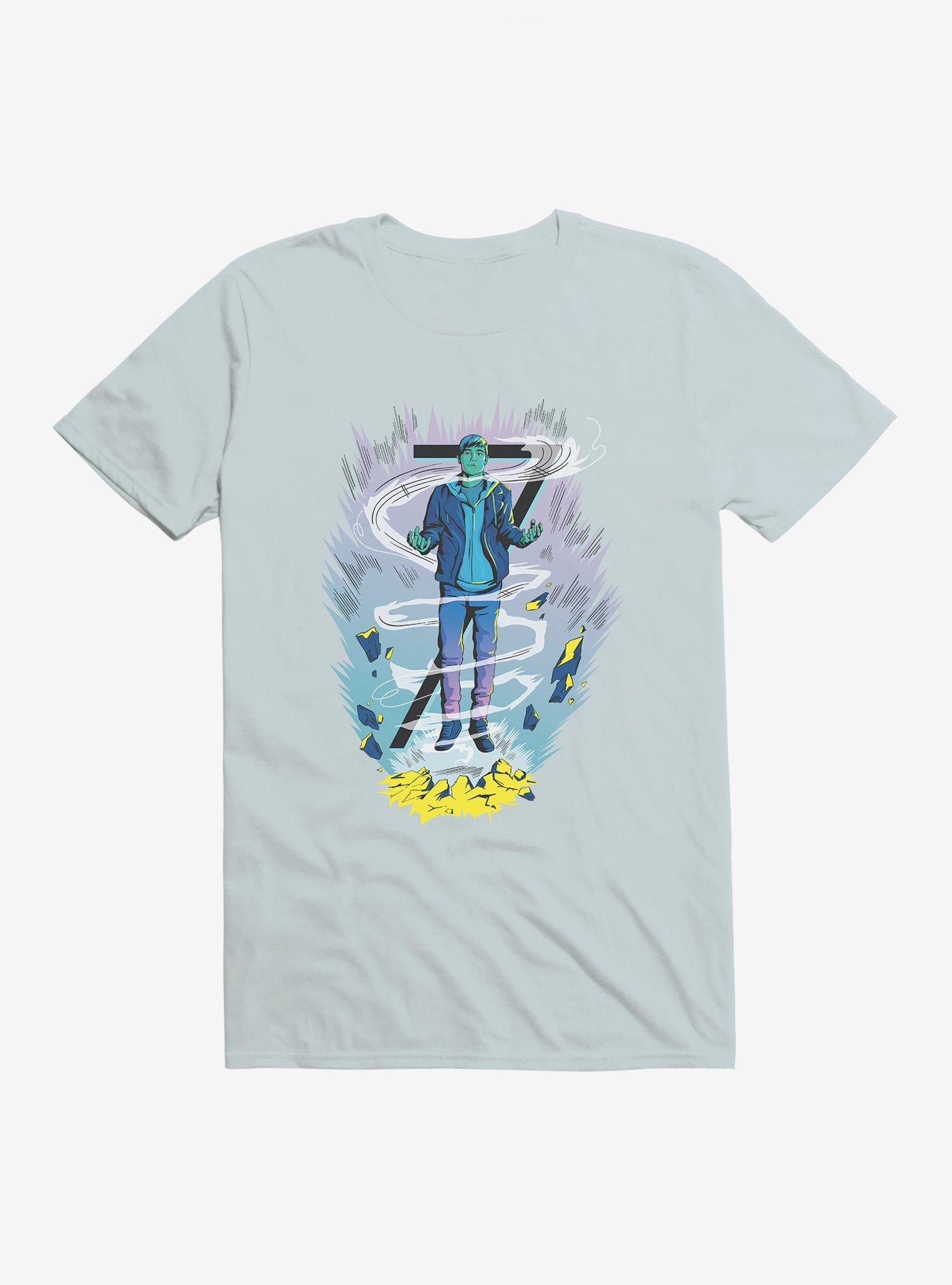 Umbrella Academy Number Seven Powers T-Shirt, LIGHT BLUE, hi-res