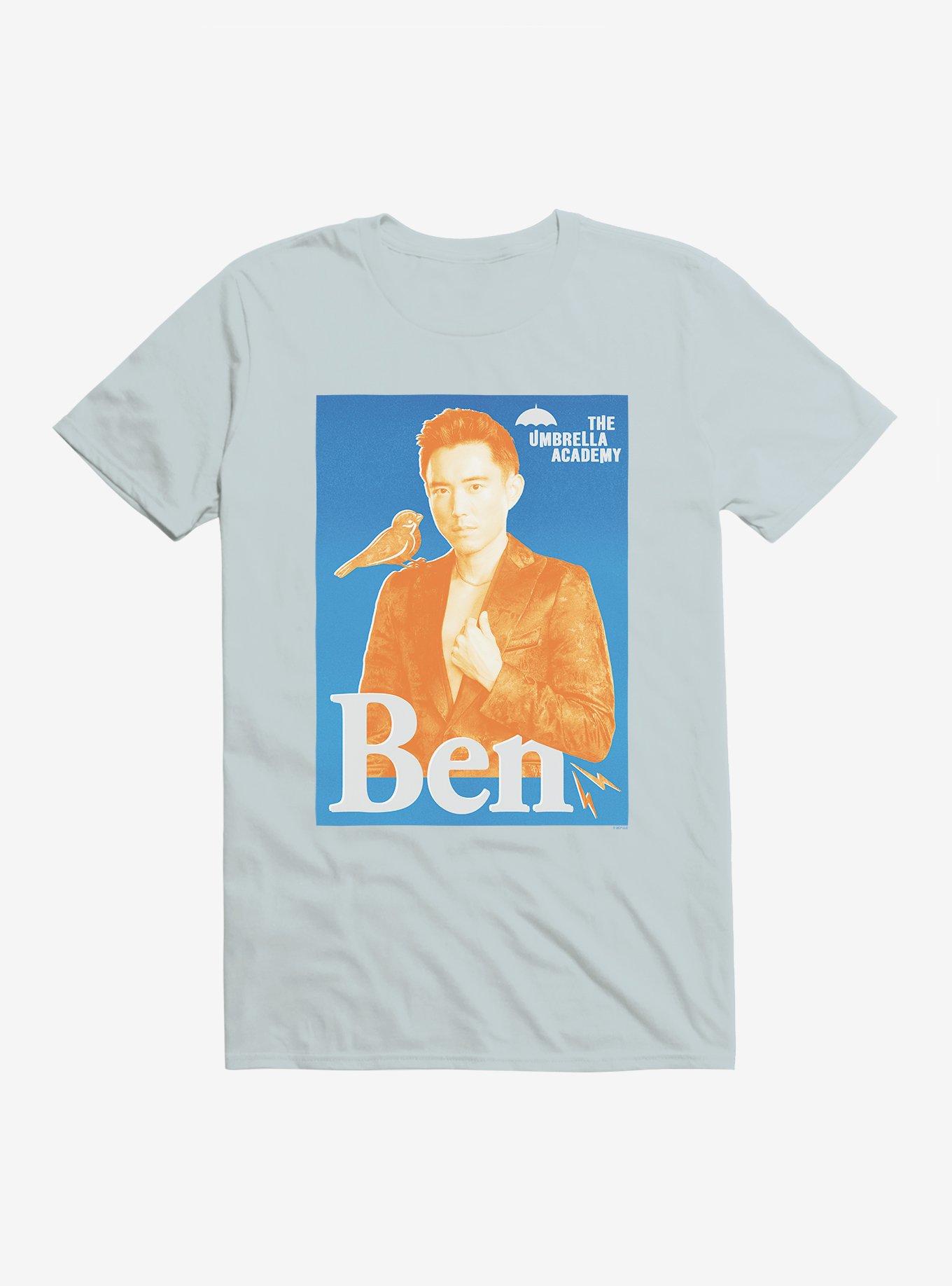 Umbrella Academy Number Six Ben Poster T-Shirt, LIGHT BLUE, hi-res