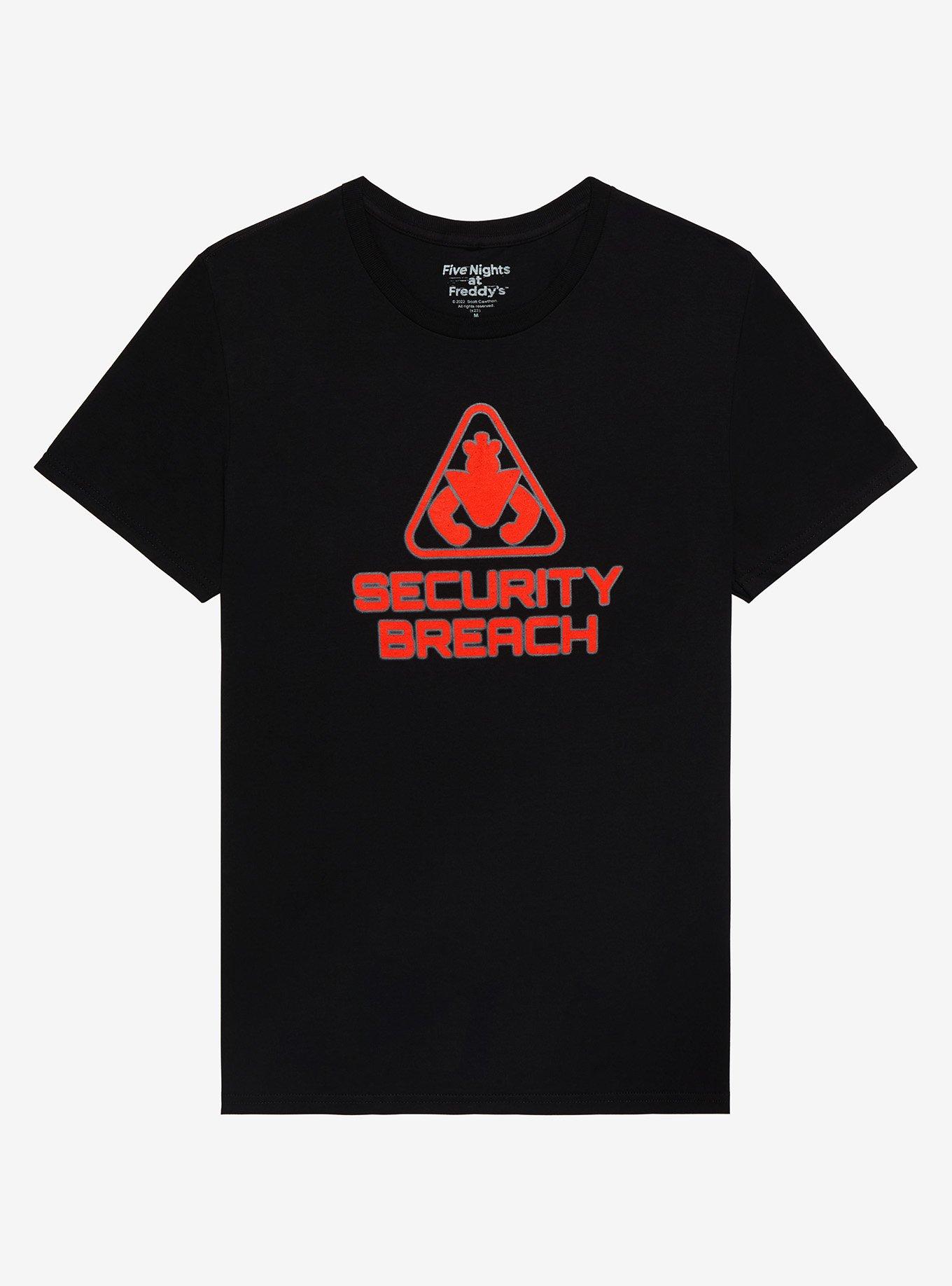 Hot topic fnaf 2025 security breach shirt