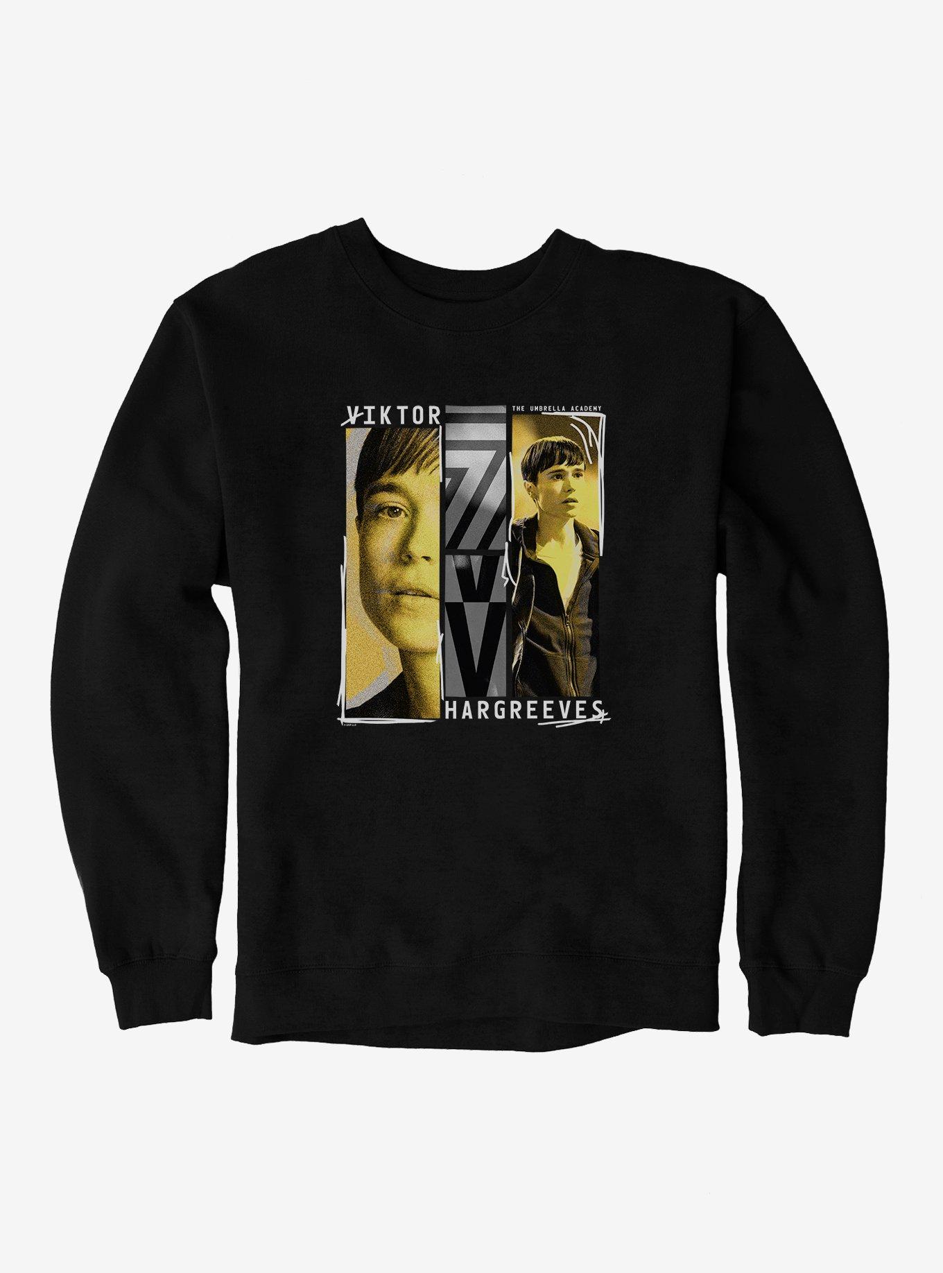 Umbrella Academy Number Seven Collage Sweatshirt, , hi-res