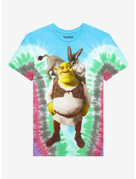 Shrek Besties Hug Rainbow Tie-Dye T-Shirt, , hi-res