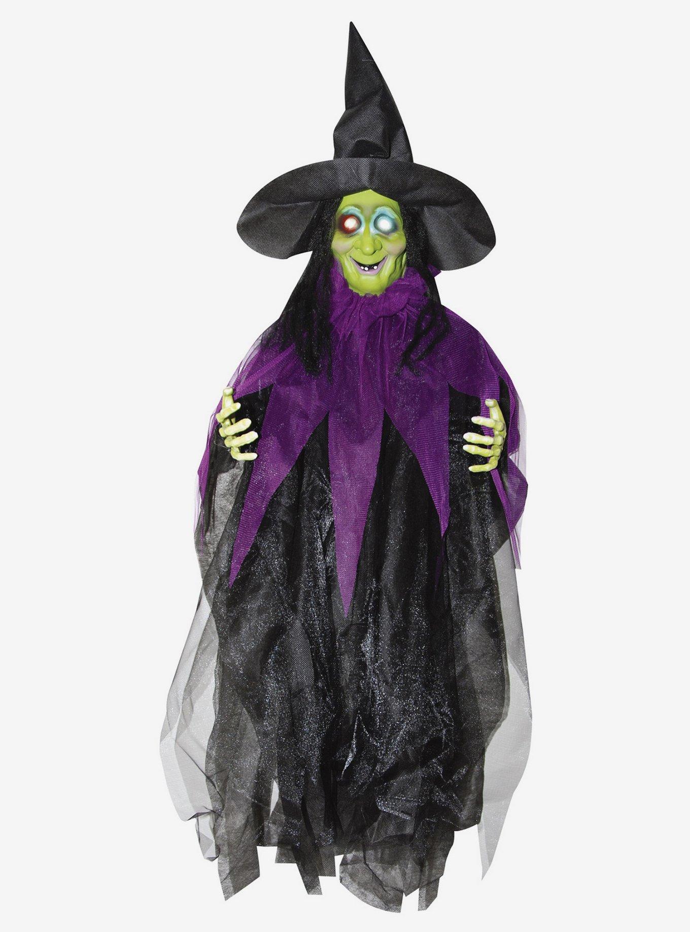 Hanging Light Up Witch 3-foot Decor, , hi-res