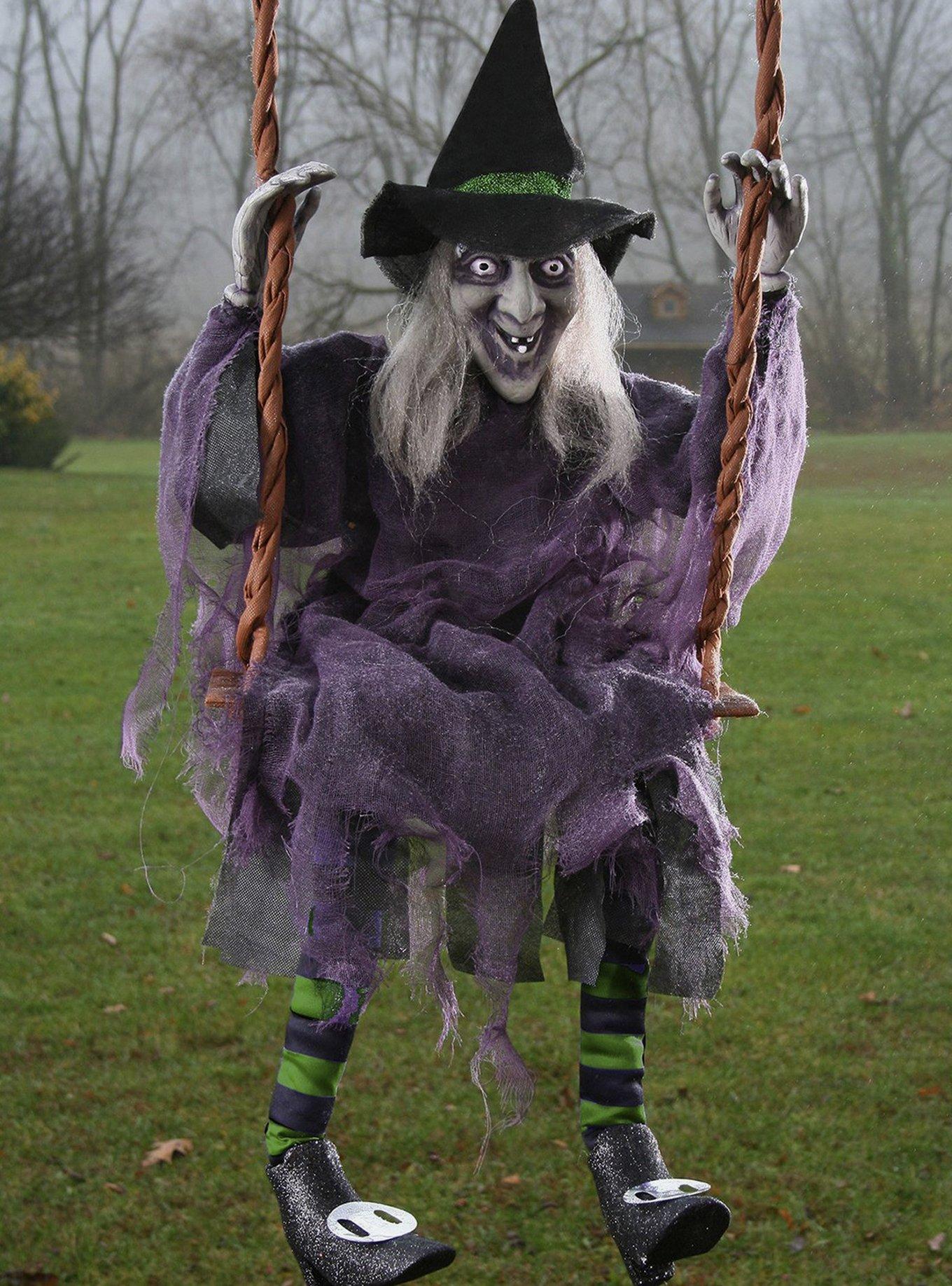 Swinging Witch 36-inch Tall Decor, , hi-res