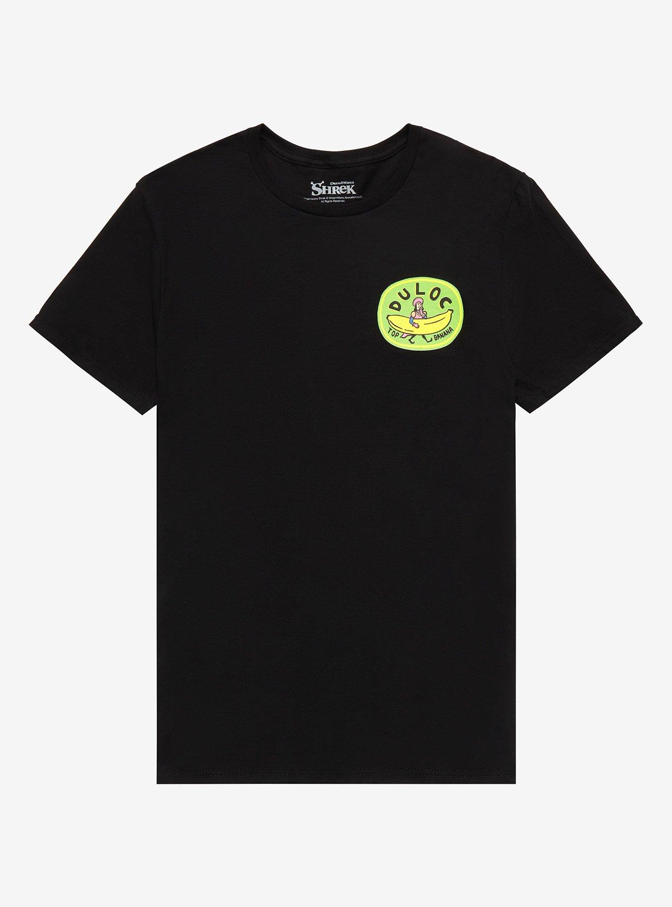 Shrek Duloc Farquaad Banana T-Shirt, BLACK, hi-res