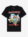 Iron Maiden Brain Damage In Tejas 1983 Tour T-Shirt, BLACK, hi-res