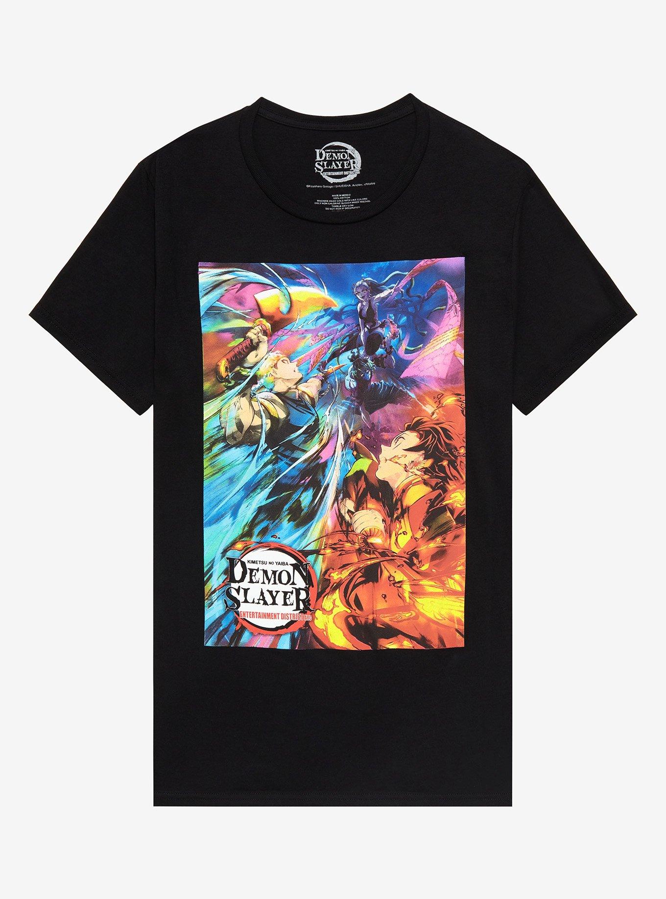  Demon Slayer Short-Sleeve T-Shirt-Small : Clothing, Shoes &  Jewelry