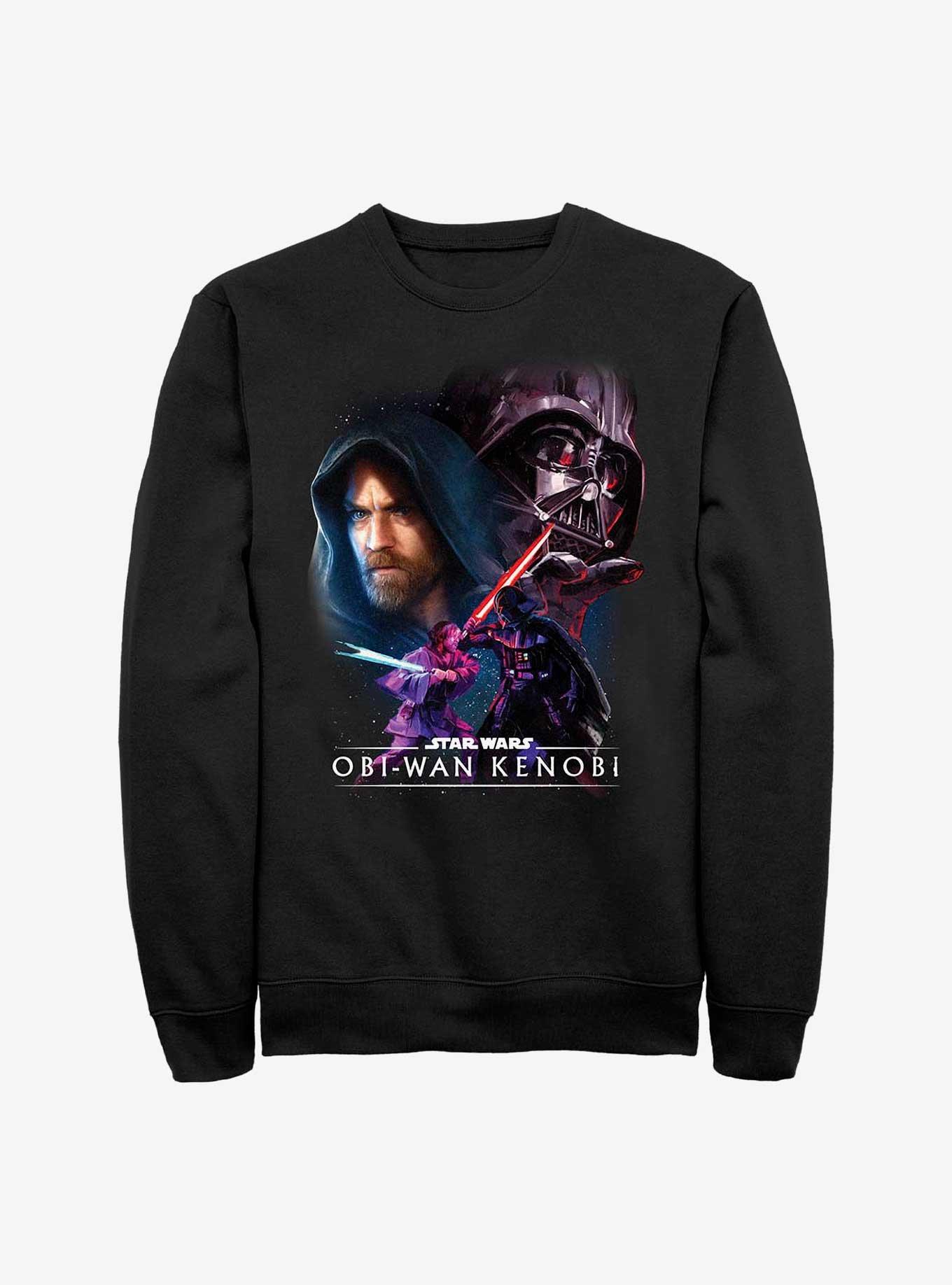 Star Wars Obi-Wan Big Face Off Sweatshirt, , hi-res