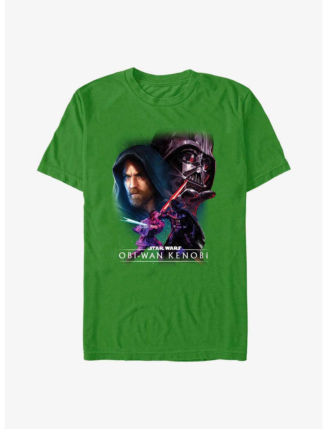 Star Wars Obi-Wan Big Face Off T-Shirt, KELLY, hi-res