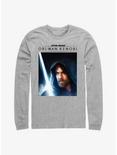 Star Wars Obi-Wan Close Up Obi Long-SLeeve T-Shirt, ATH HTR, hi-res