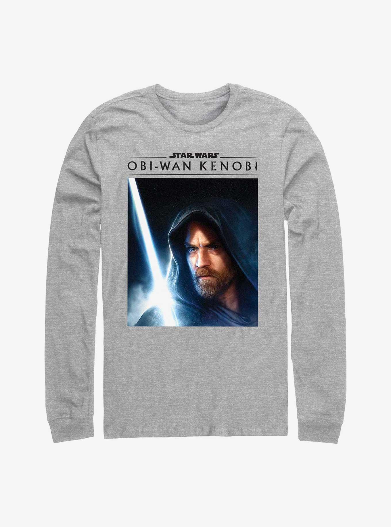 Star Wars Obi-Wan Close Up Obi Long-SLeeve T-Shirt, , hi-res