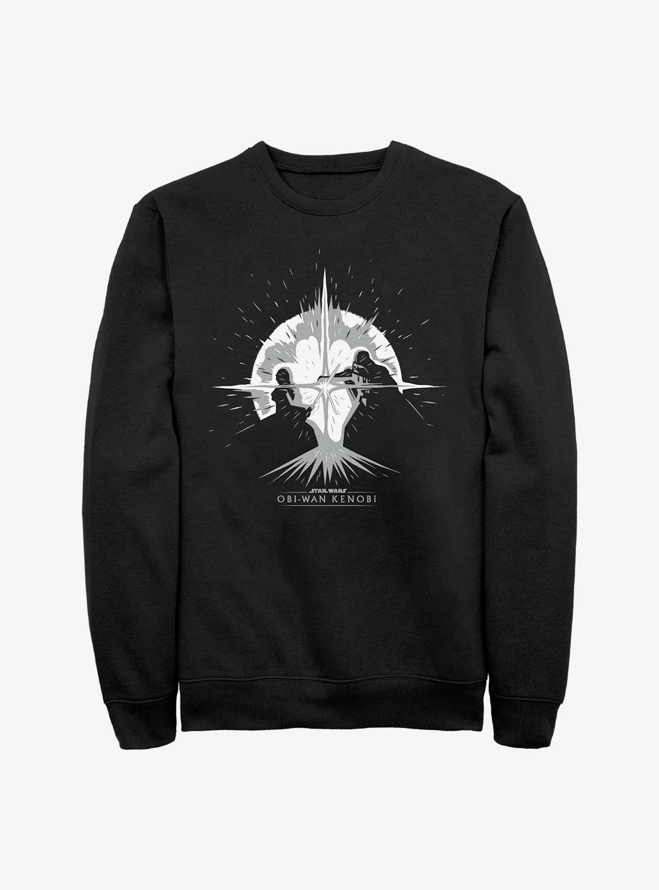 Star Wars Obi-Wan Explosive Duel Graphic Sweatshirt, BLACK, hi-res