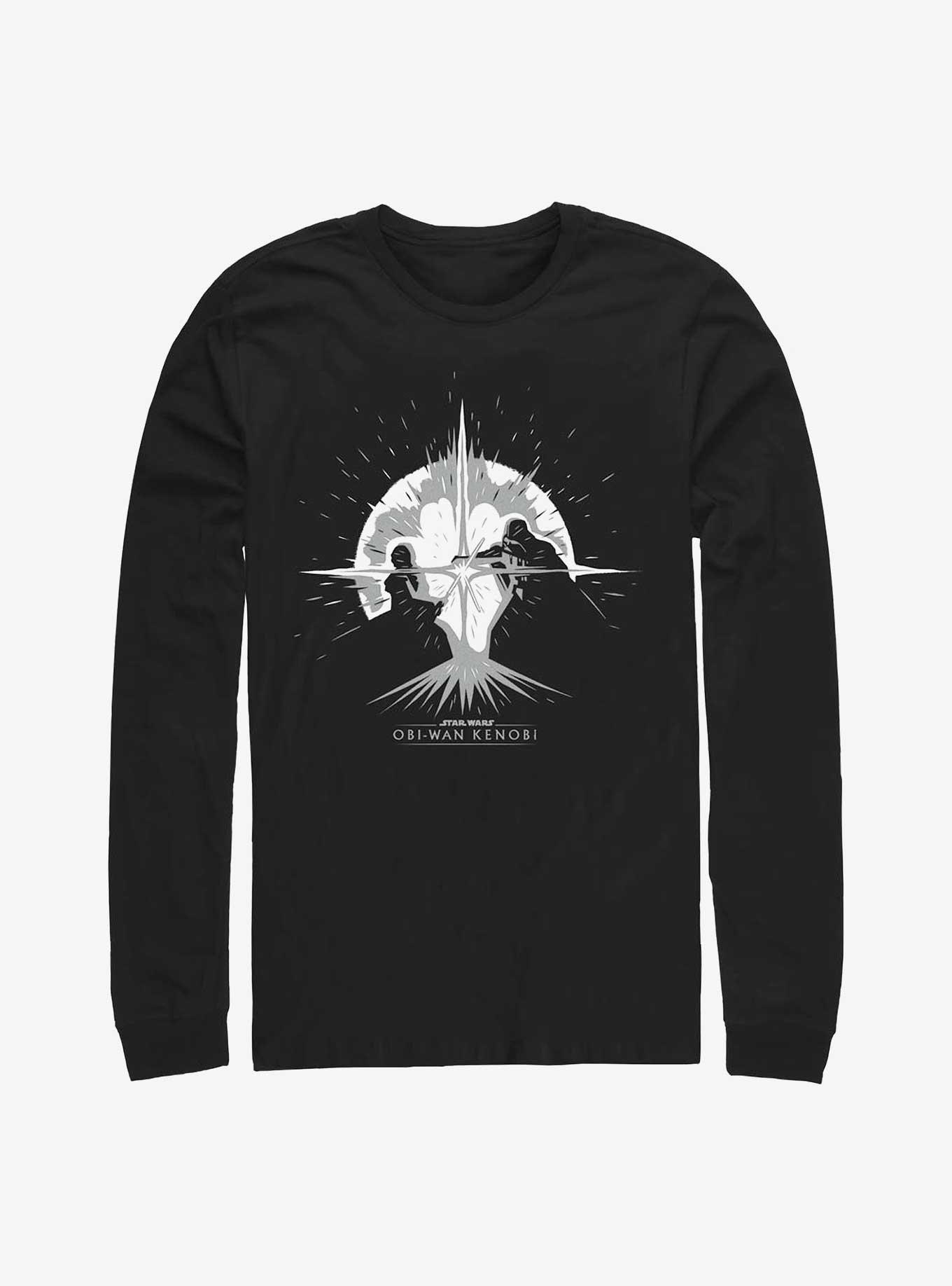 Star Wars Obi-Wan Explosive Duel Graphic Long-SLeeve T-Shirt, , hi-res
