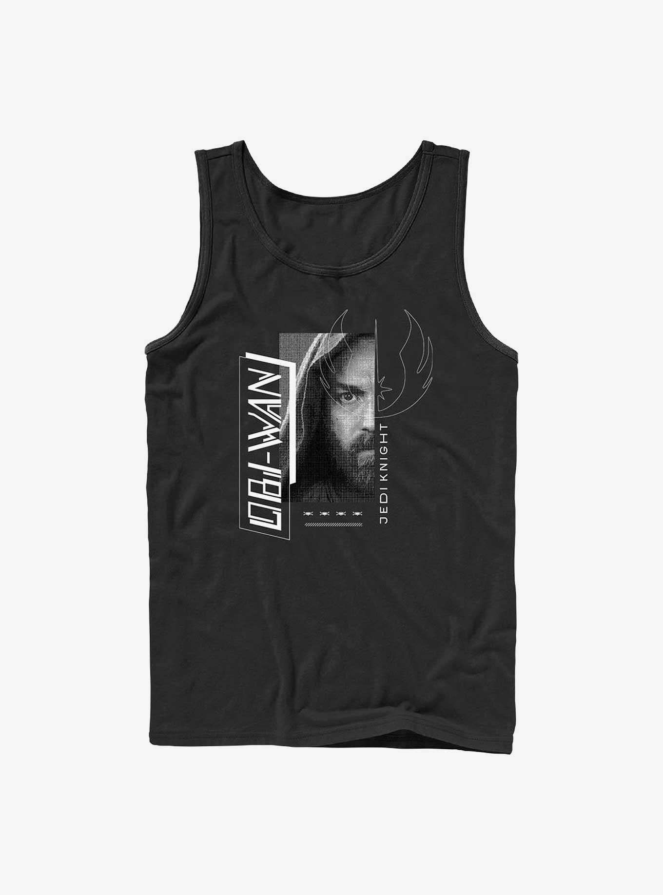 Star Wars Obi-Wan Jedi Knight Portrait Tank, BLACK, hi-res