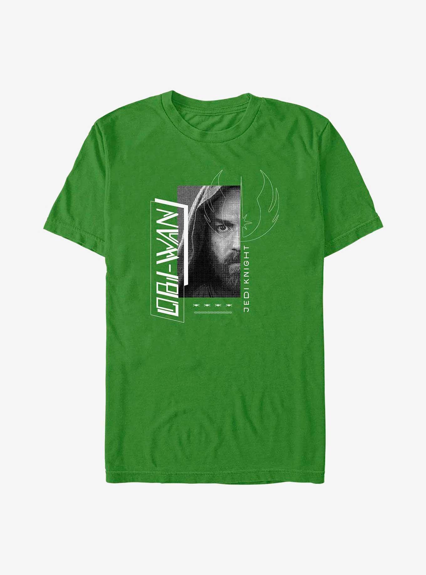 Star Wars Obi-Wan Jedi Knight Portrait T-Shirt, KELLY, hi-res