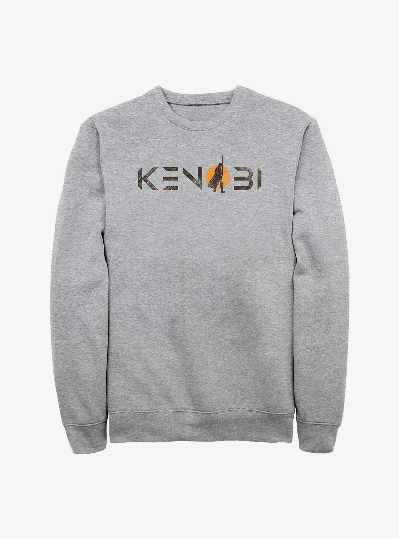 Star Wars Obi-Wan Kenobi Single Sun Logo Sweatshirt, ATH HTR, hi-res