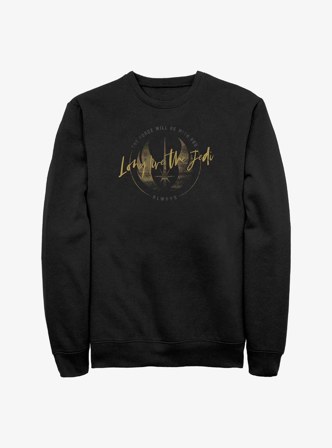 Star Wars Obi-Wan Long Live Jedi Crest Sweatshirt, , hi-res