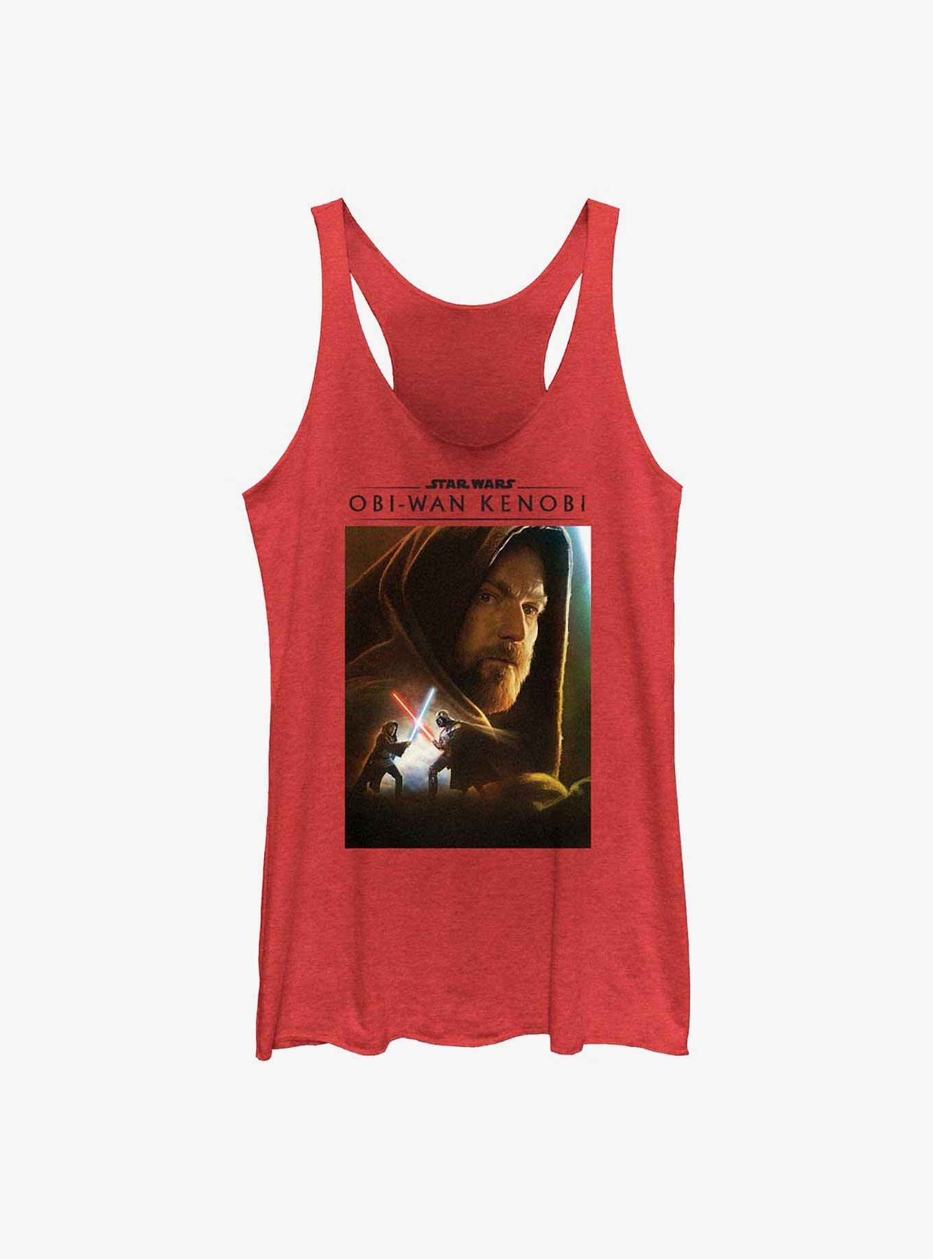 Star Wars Obi-Wan Obi Oil Paint Girls Raw Edge Tank, , hi-res