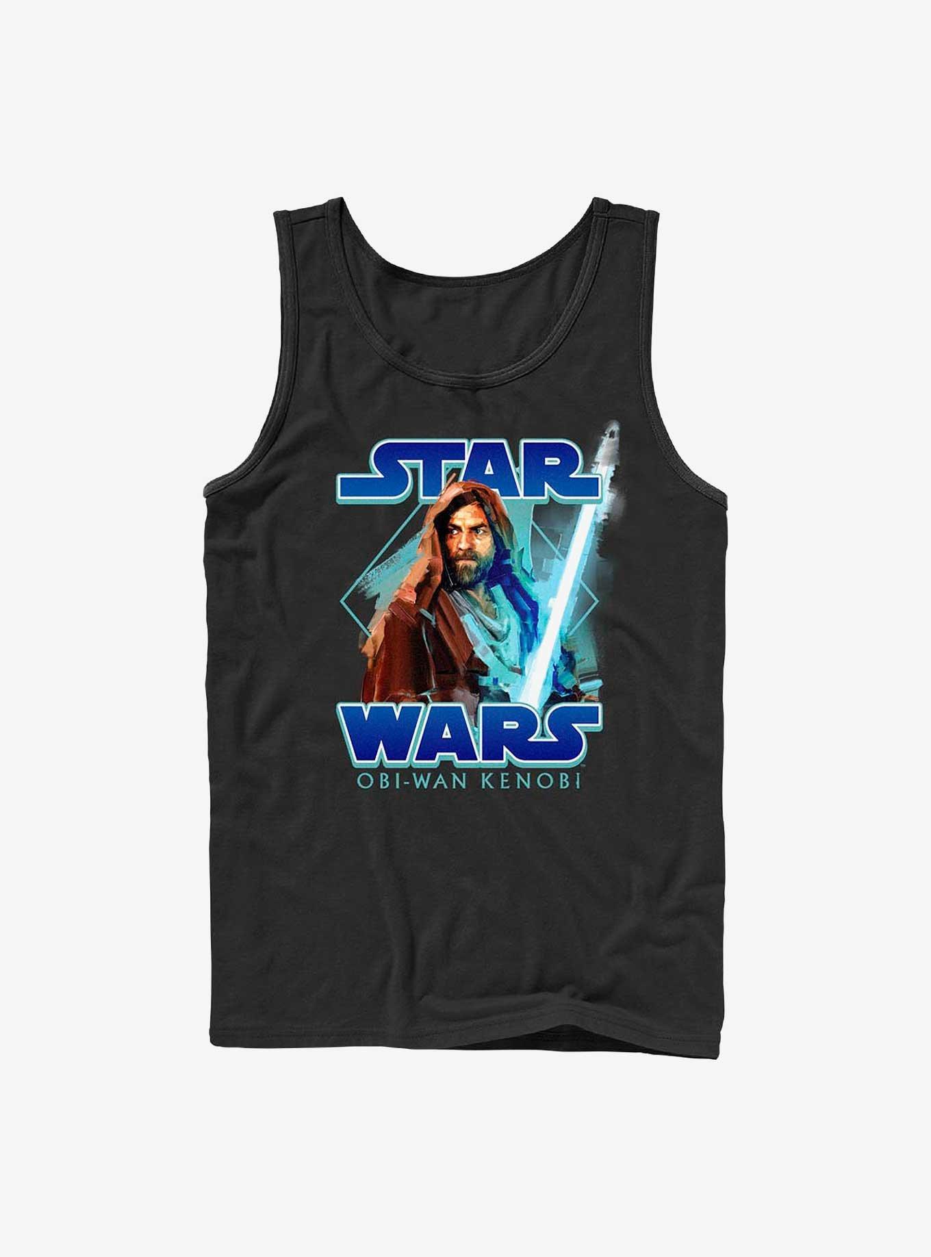 Star Wars Obi-Wan Painterly With Logo Tank, , hi-res